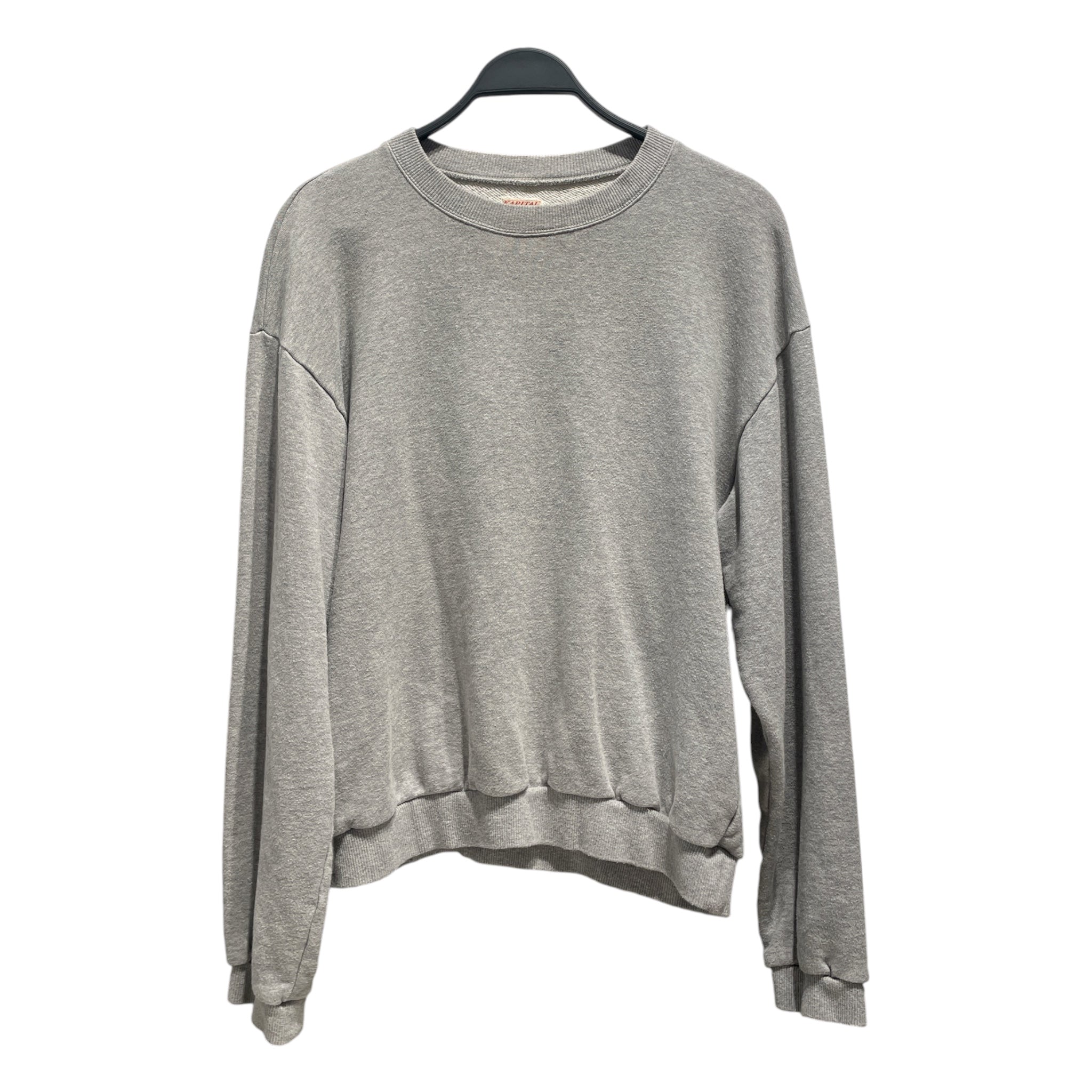 KAPITAL/Sweatshirt/4/Cotton/GRY/happy face view 1