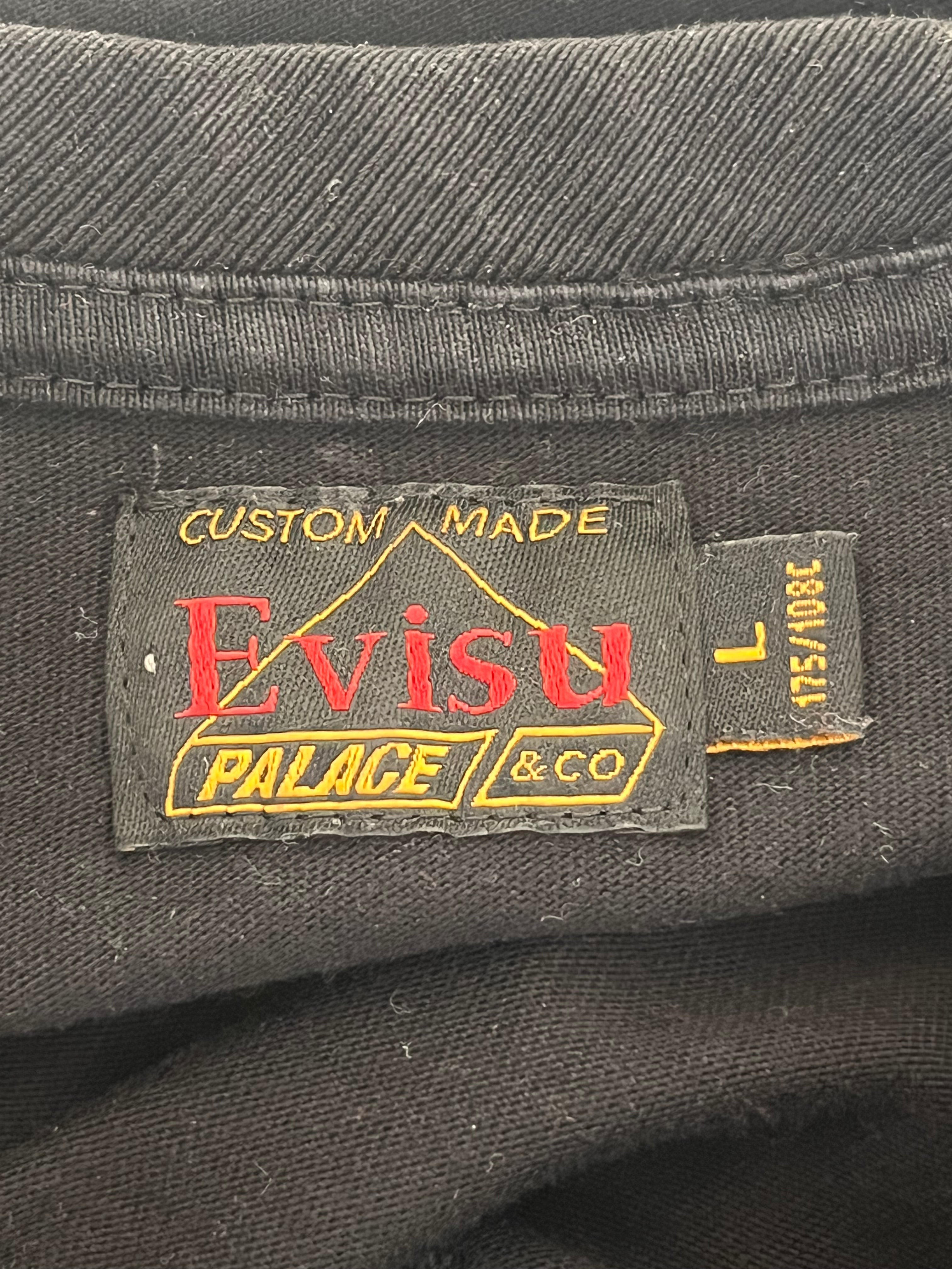 EVISU/PALACE/T-Shirt/L/Cotton/BLK/4008155888 PALACE COLLAB view 3