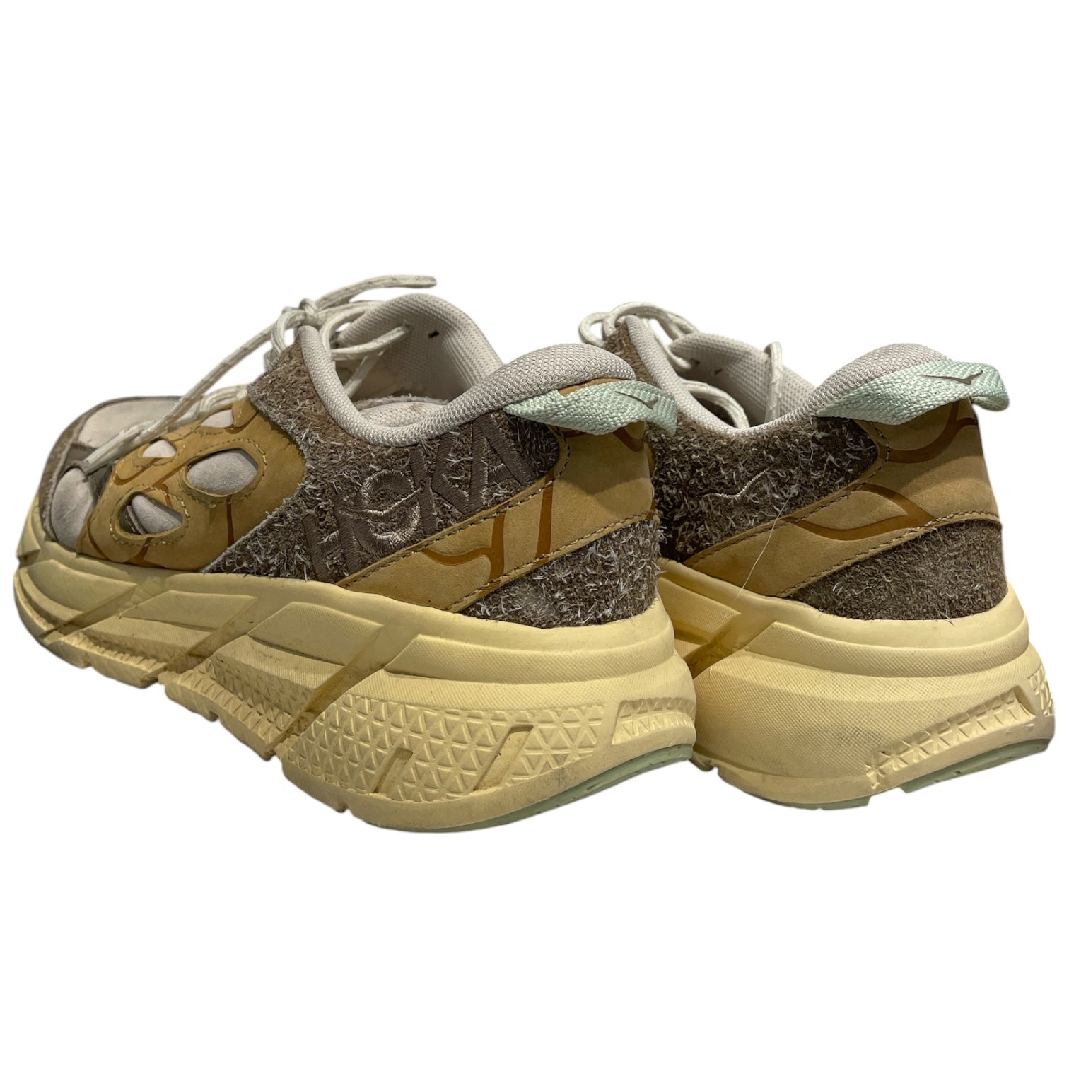 HOKA(HOKA ONE ONE)/Low-Sneakers/US 9.5/Suede/BEG/Clifton L Suede view 2