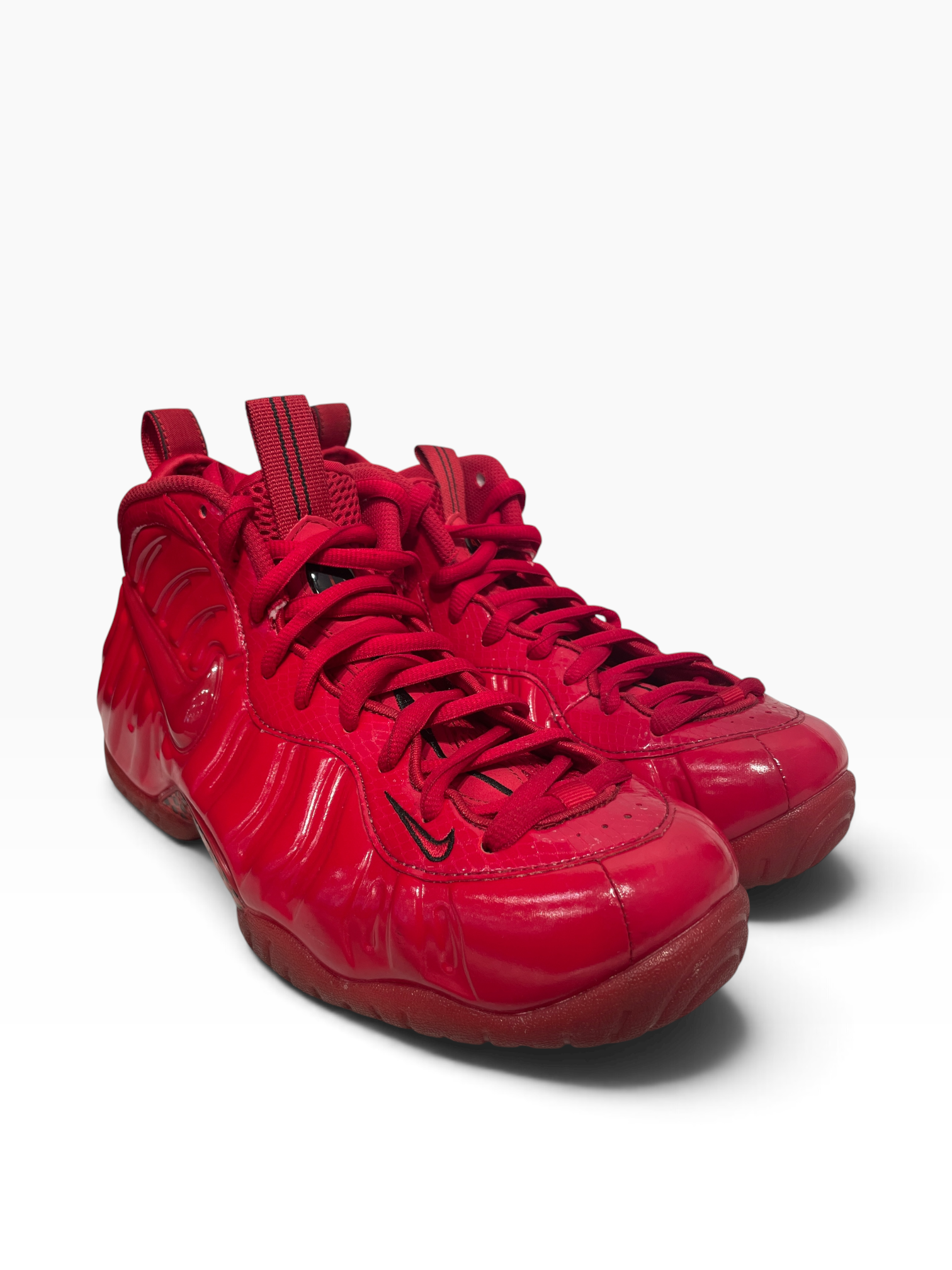 NIKE/Hi-Sneakers/US 9/Leather/RED/U-Tip/NIKE FOAMPOSITE GYM RED view 1
