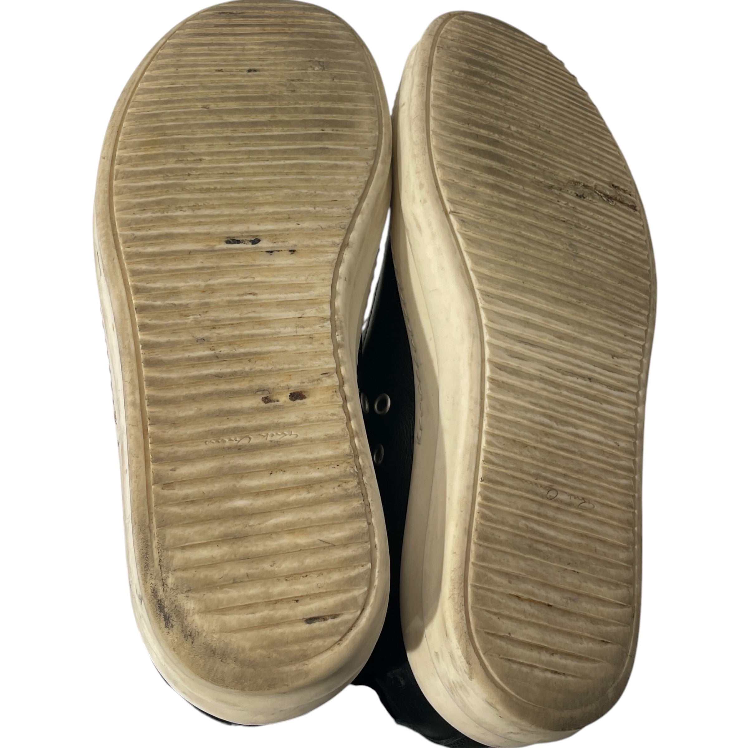 Rick Owens/Low-Sneakers/US 10.5/Leather/BLK/RAMONE LOW view 7