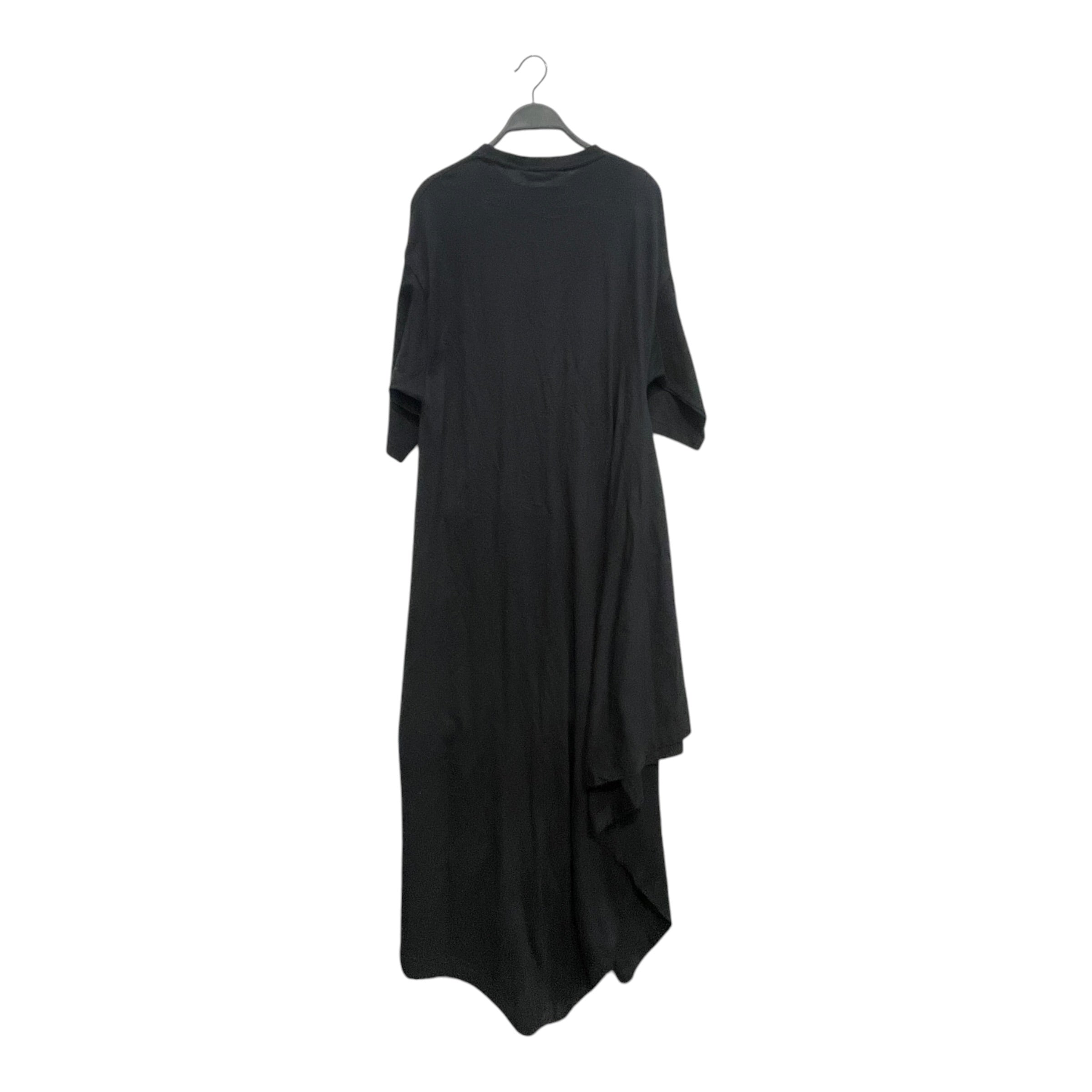 BALENCIAGA/Shirt Dress/34/Cotton/BLK/Midi Length/BB T SHIRT DRESS BLK view 2