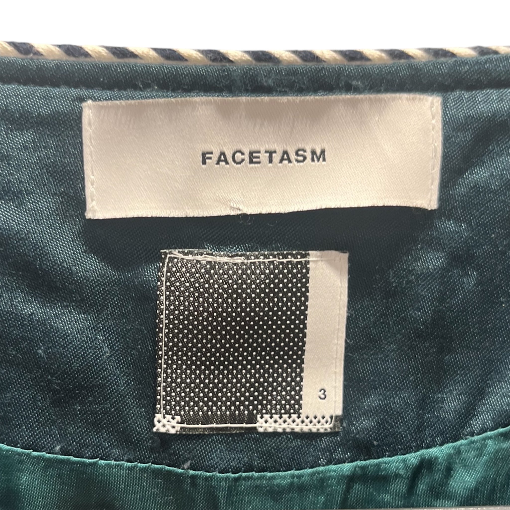 FACETASM/Windbreaker/L/Nylon/GRN/Border/ view 3