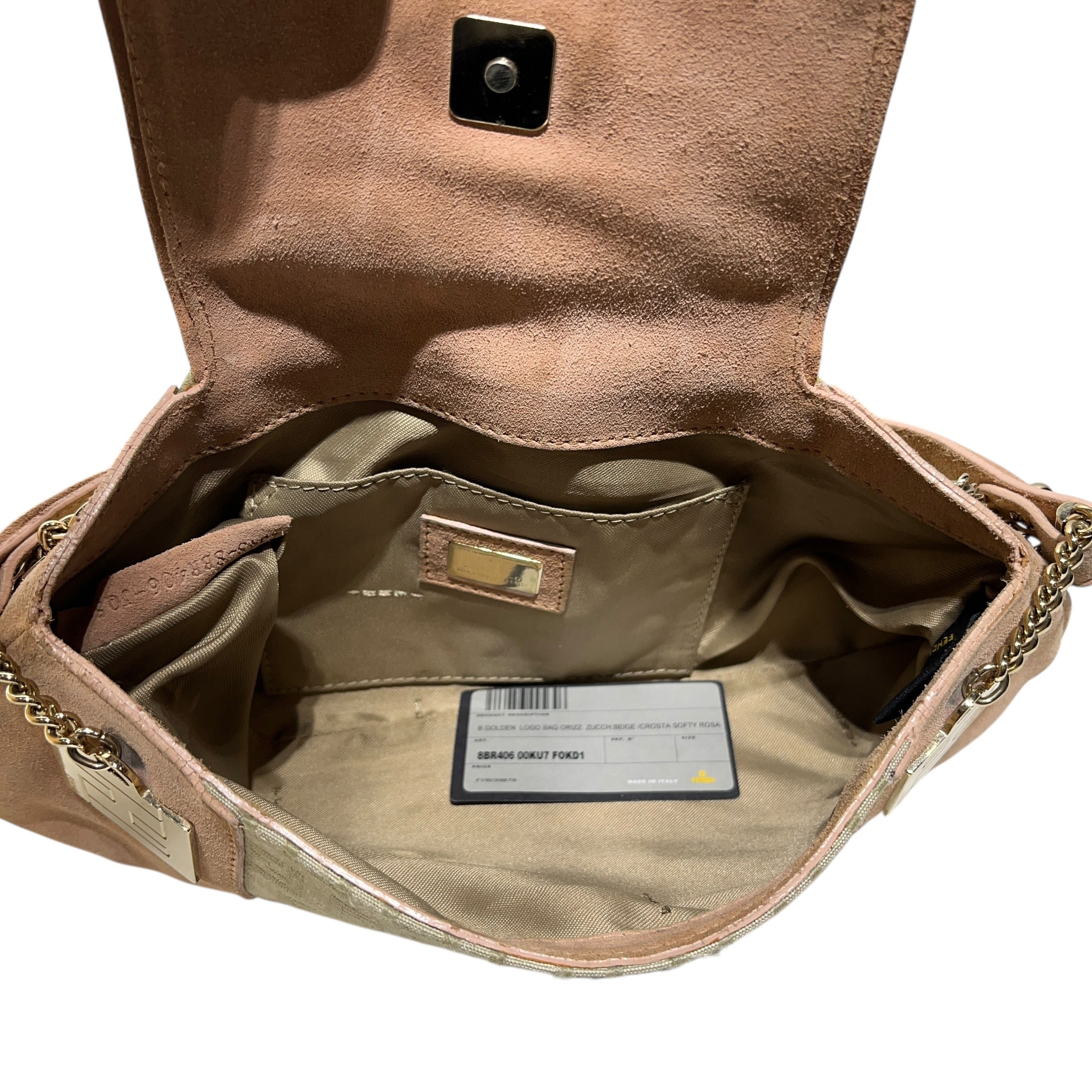 FENDI/Hand Bag/Suede/PNK/ZUCCHINO FF view 5