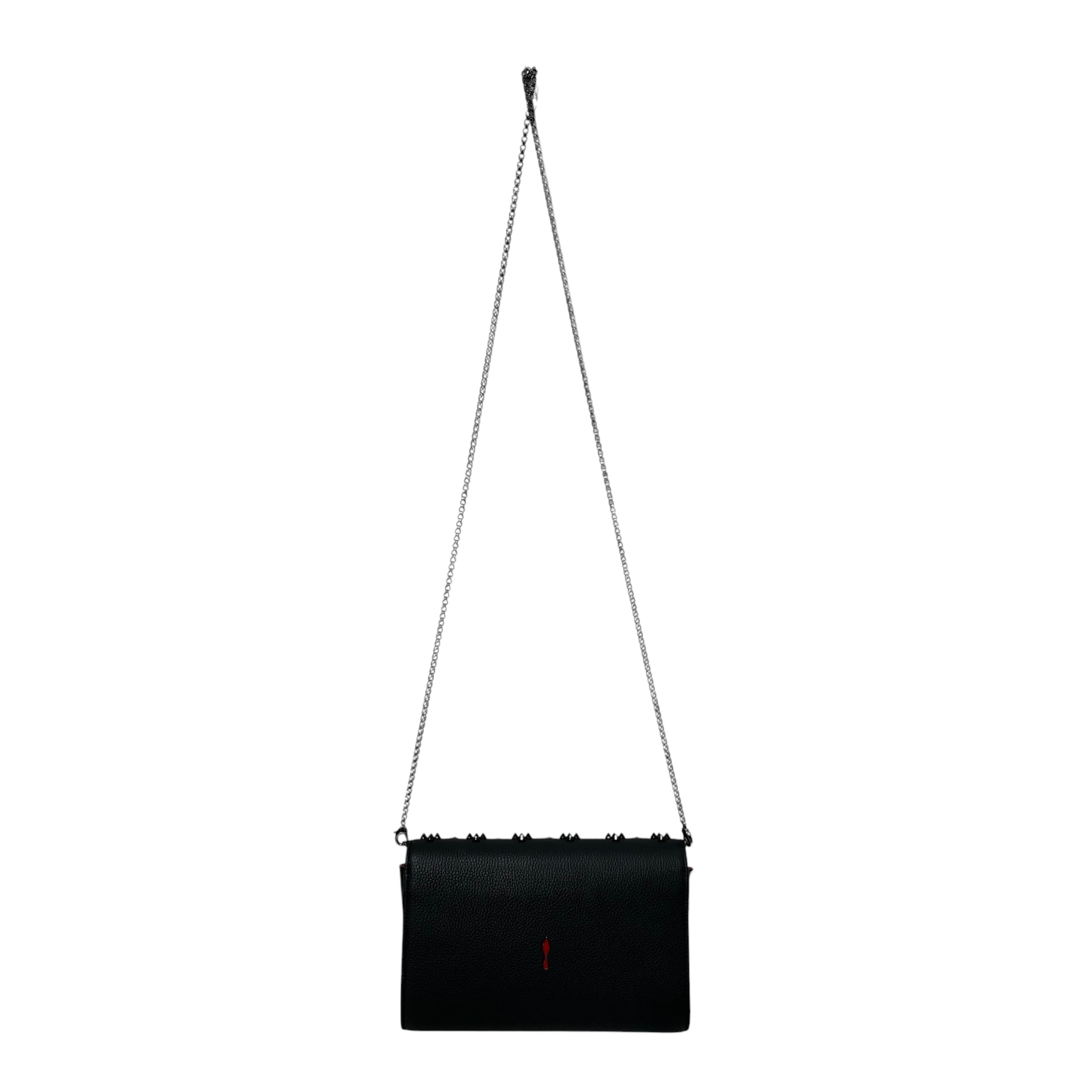 Christian Louboutin/Cross Body Bag/Leather/BLK/PALOMA CLUTCH LOUBINTHESKY STU view 2