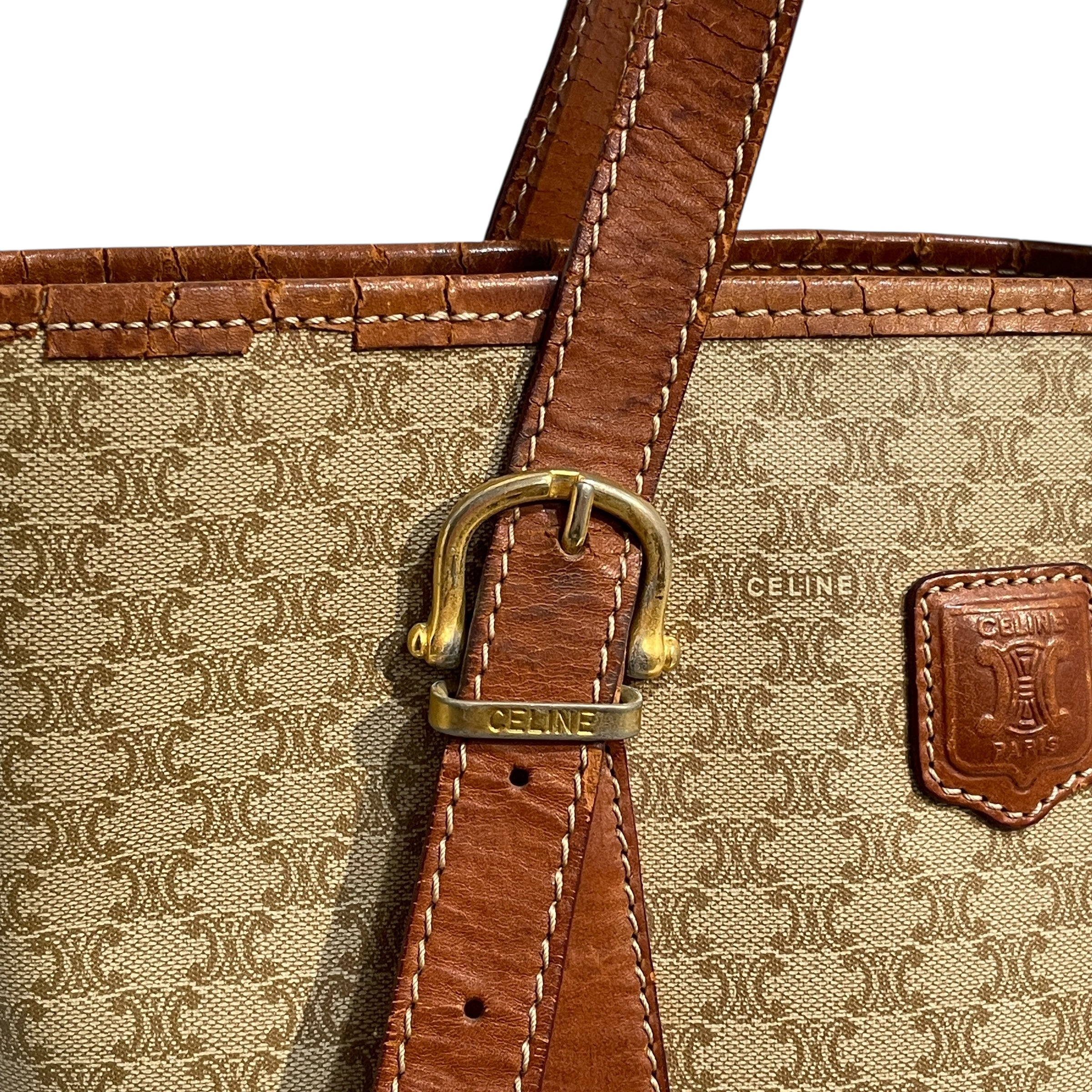 CELINE/Hand Bag/Monogram/Leather/BEG/ view 6
