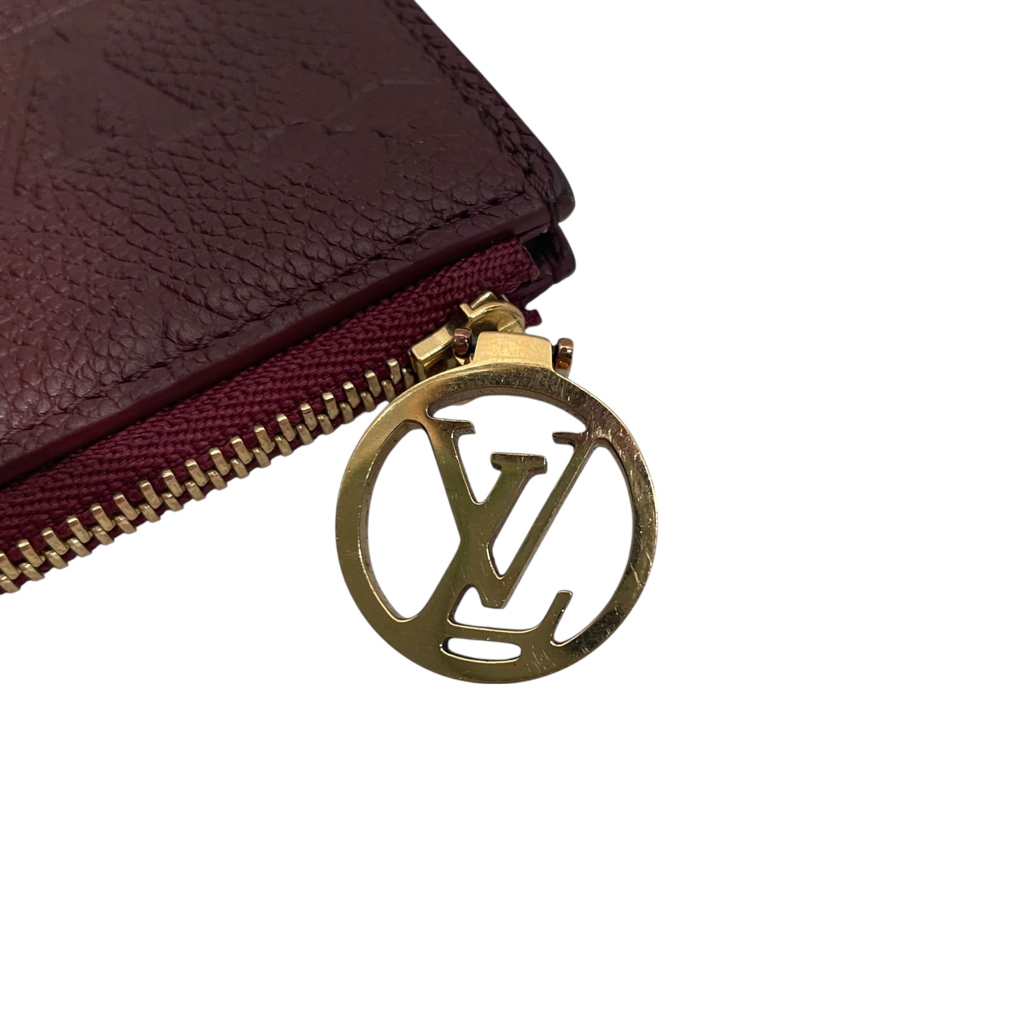 LOUIS VUITTON/Coin Wallet/Monogram/Leather/BRD/ROMY CARD HOLDER view 4