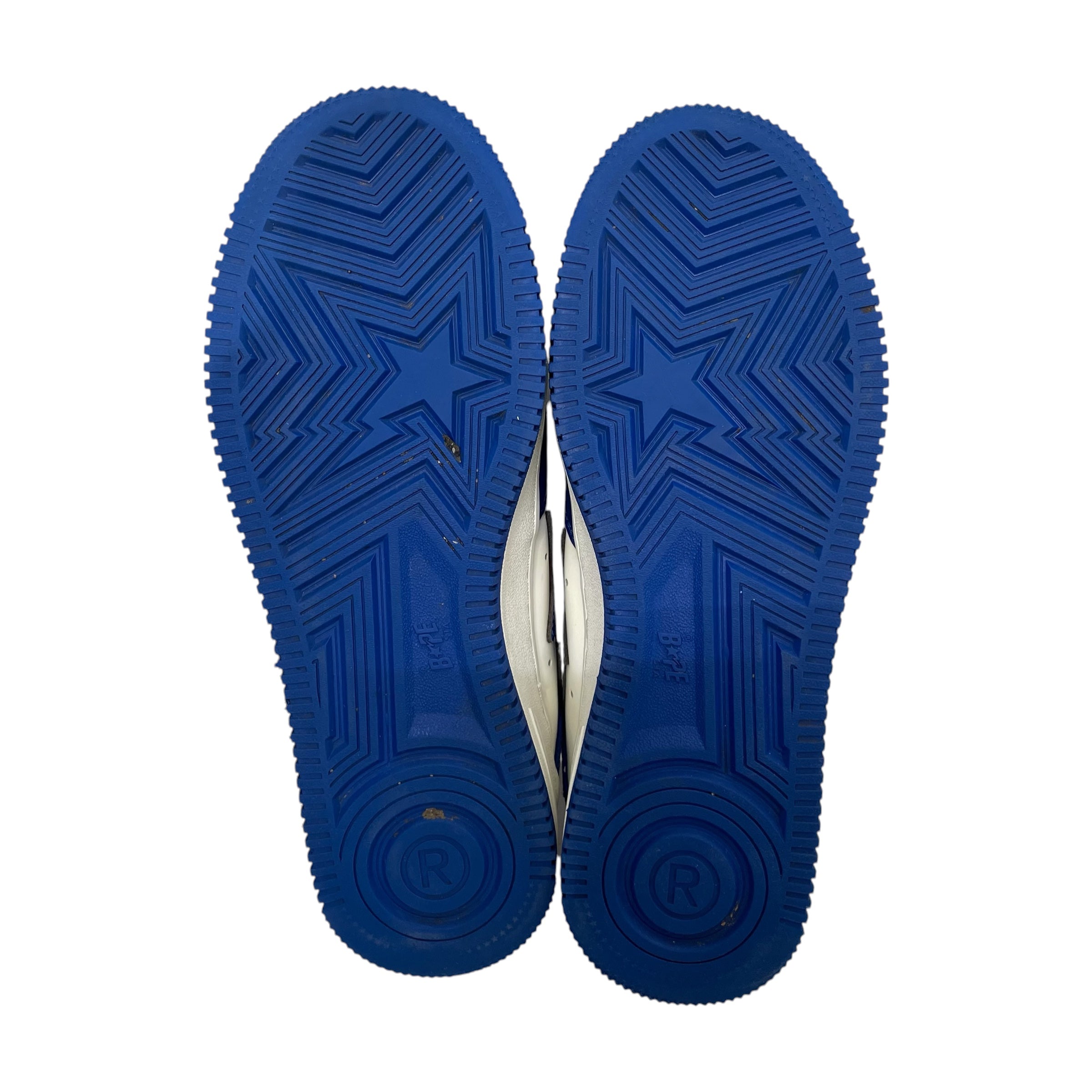 BAPE STA!/Low-Sneakers/US 8/BLU/Patent Leather #5 view 6