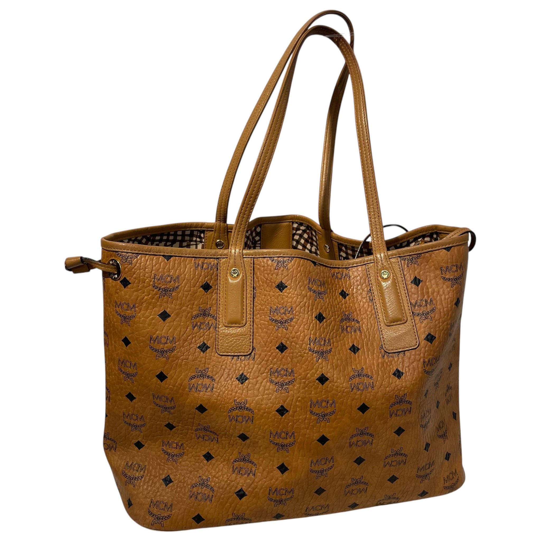 MCM/Tote Bag/Monogram/Leather/BRW/ view 2