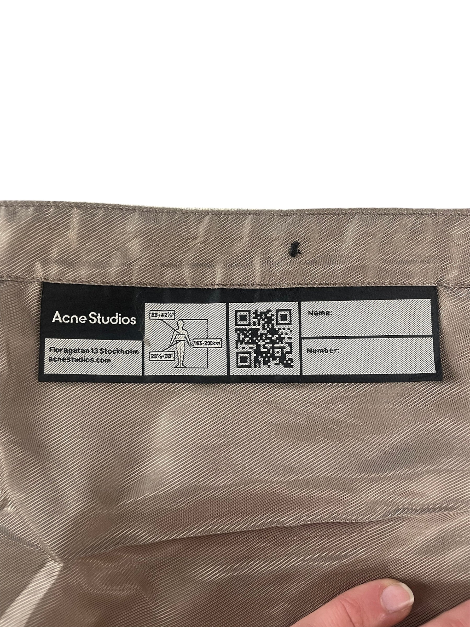 Acne Studios/LS Shirt/46/Wool/IVR/Dress/WOOL OVERSHIRT - OUTW000579 view 5