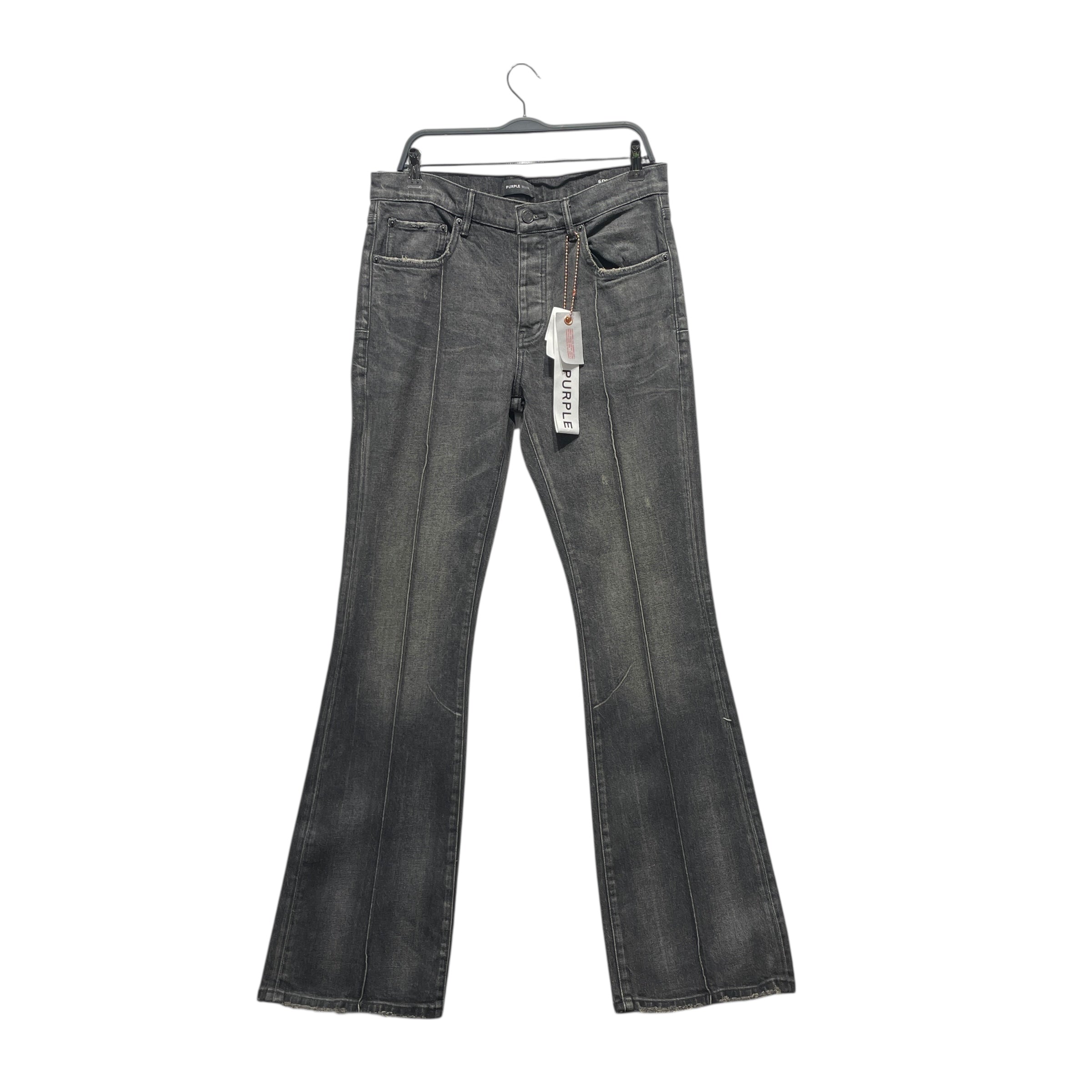 PURPLE BRAND/Bootcut Pants/34/Denim/BLK/ view 1