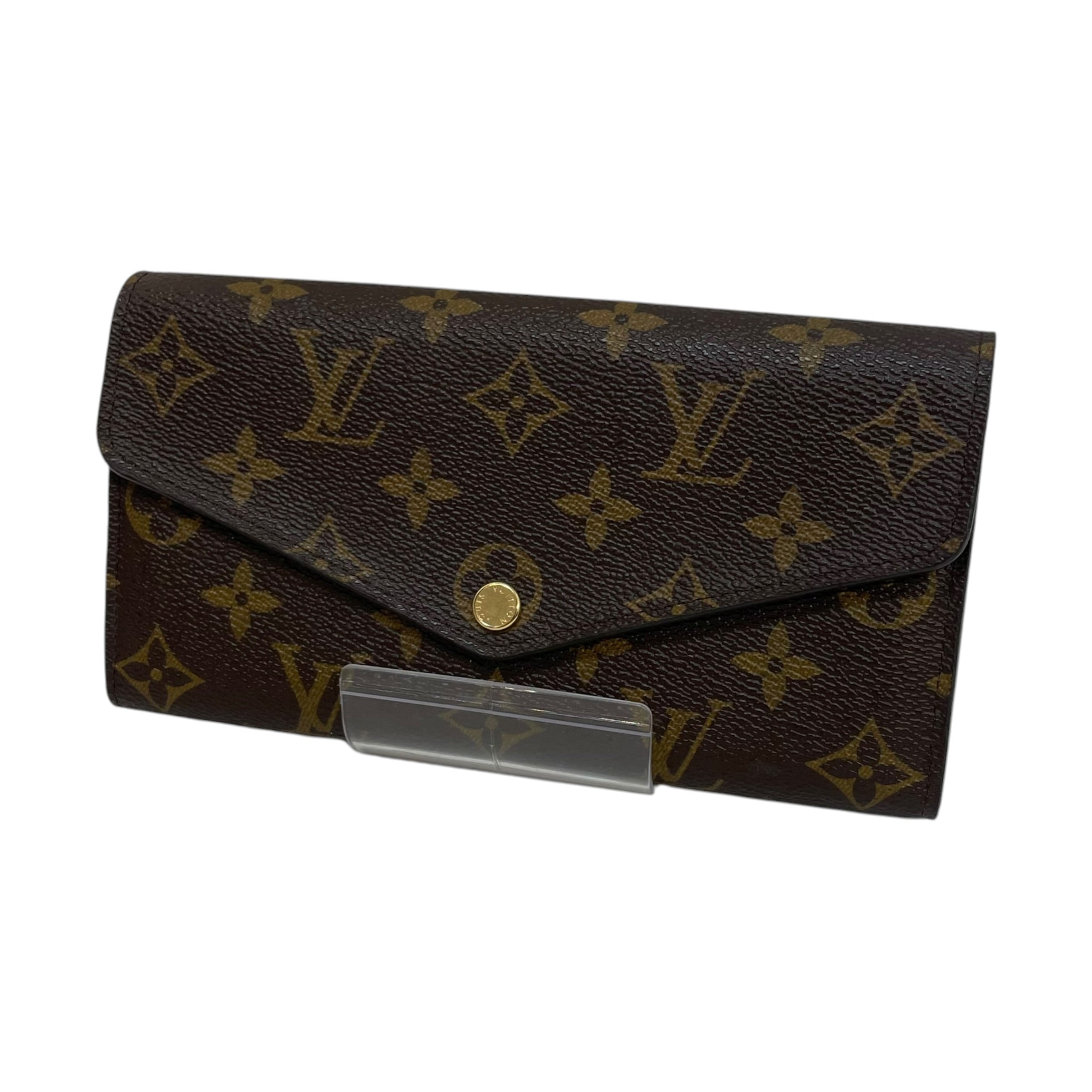 LOUIS VUITTON/Long Wallet/Monogram/Leather/BRW/M's/ view 1