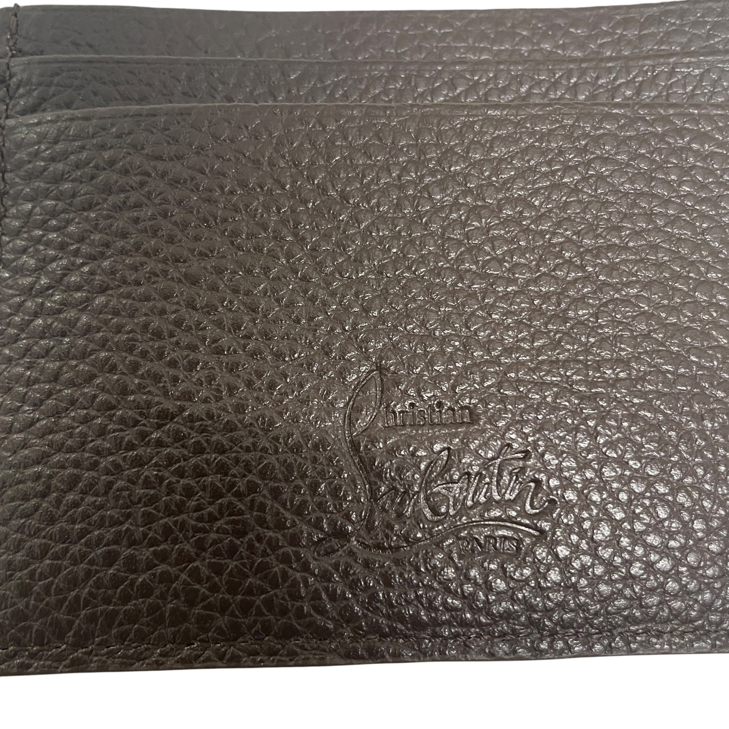 Christian Louboutin/Wallet/Leather/BRW/M's/SPIKED view 3