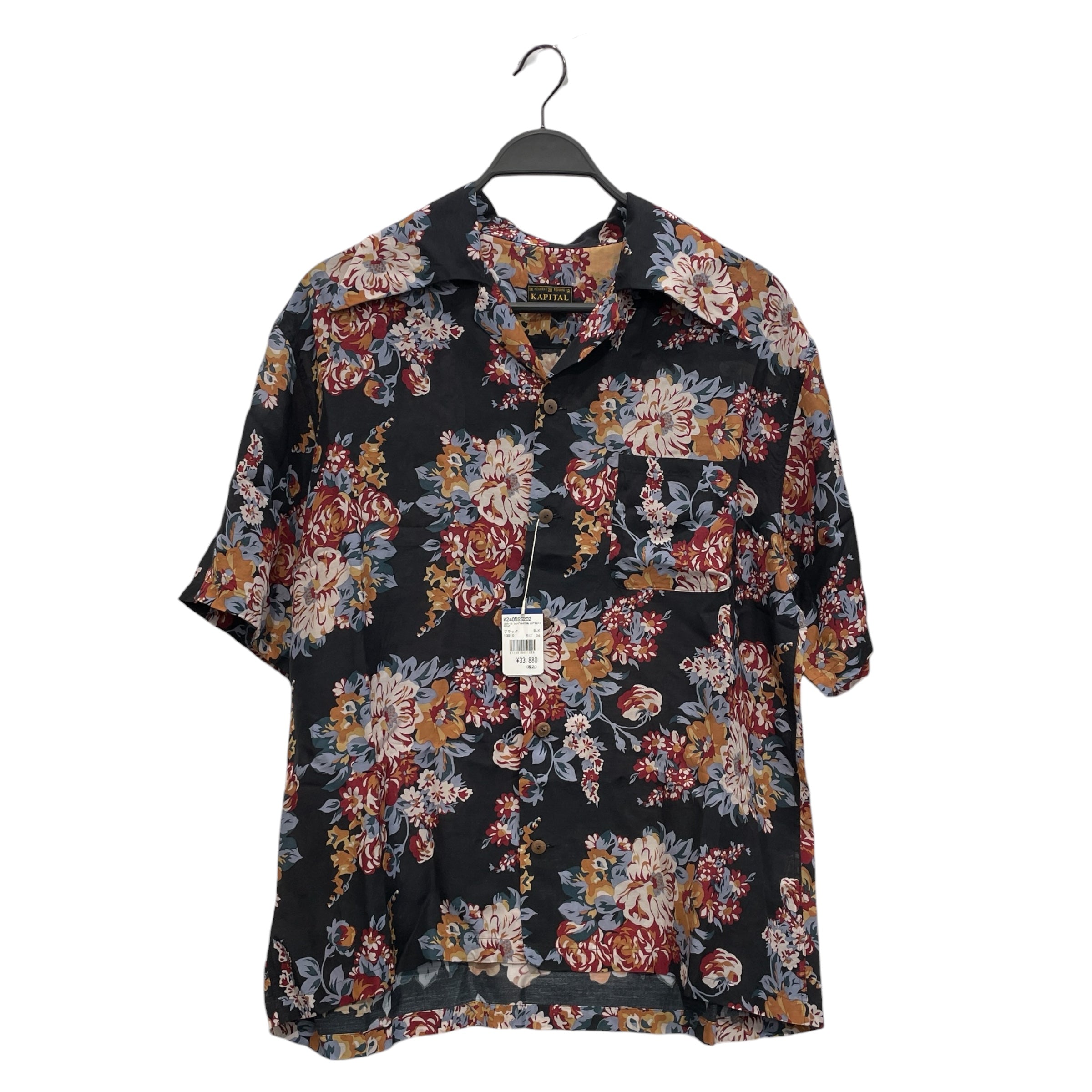 KAPITAL/SS Shirt/4/Silk/MLT/Floral Pattern/ALL OVER FLORAL/ MARY ON BACK view 1