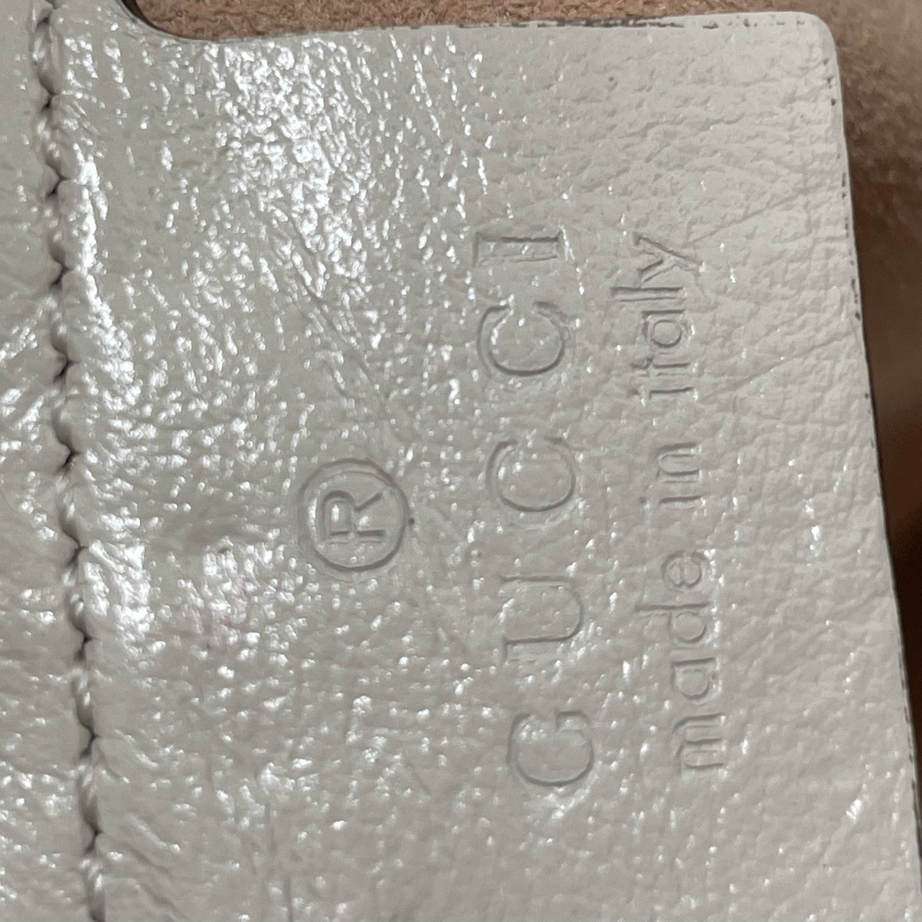 GUCCI/Cross Body Bag/Leather/NVY/mall camera/marmot/bamboo view 6
