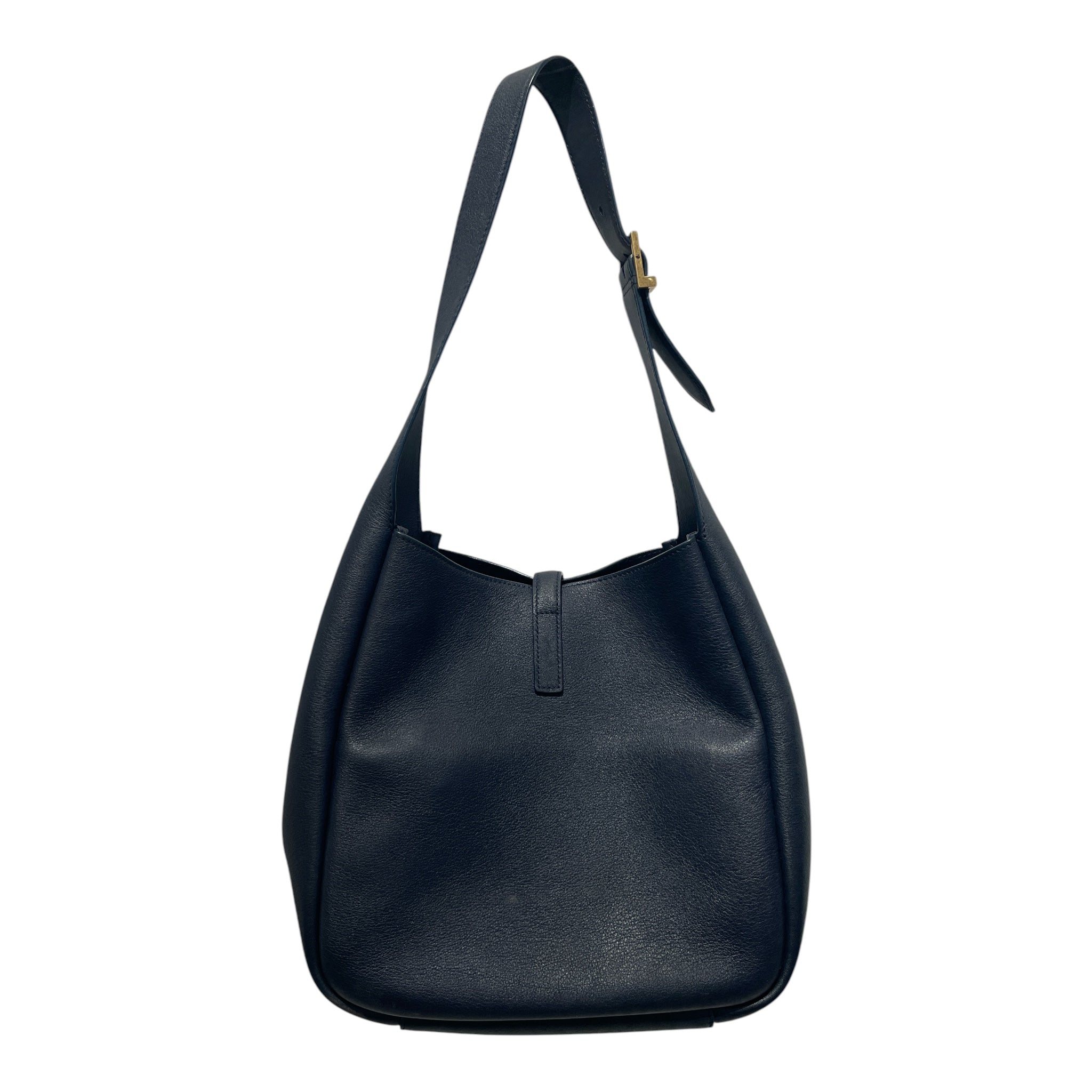 SAINT LAURENT/Bag/Leather/NVY/small hobo bag view 2