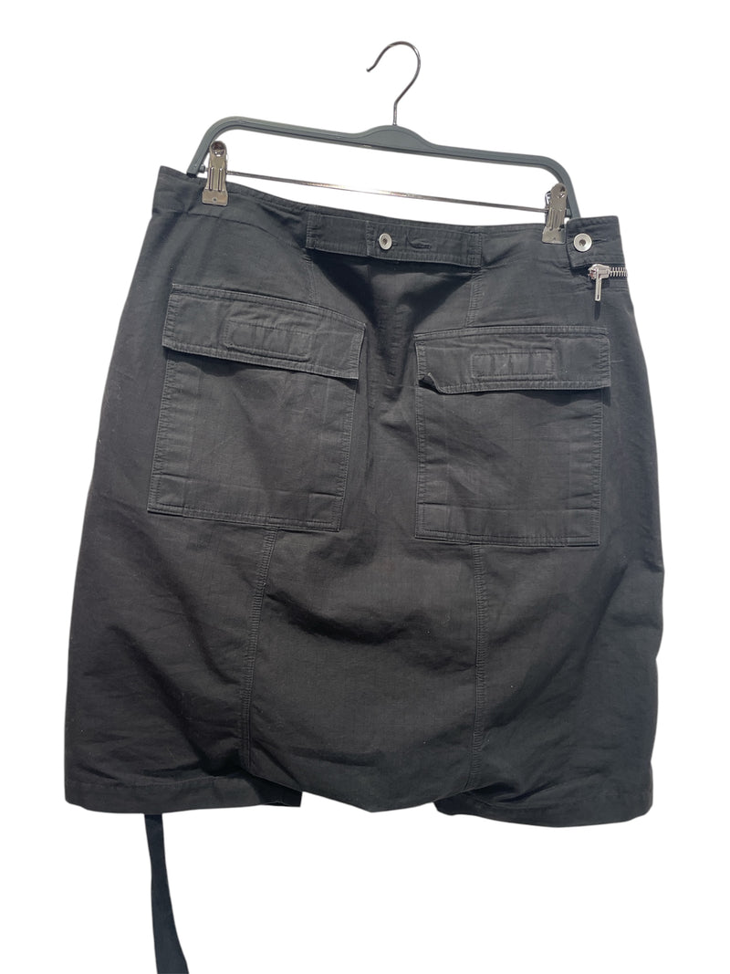 Rick Owens/Shorts/L/Cotton/BLK/SS16 Aircut Pods Zipper Shorts
