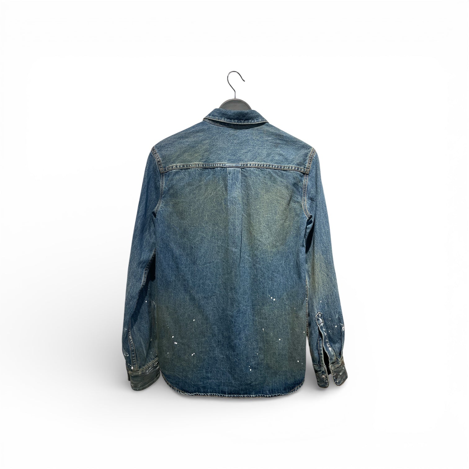 Helmut Lang/LS Shirt/Denim/BLU/painted view 2
