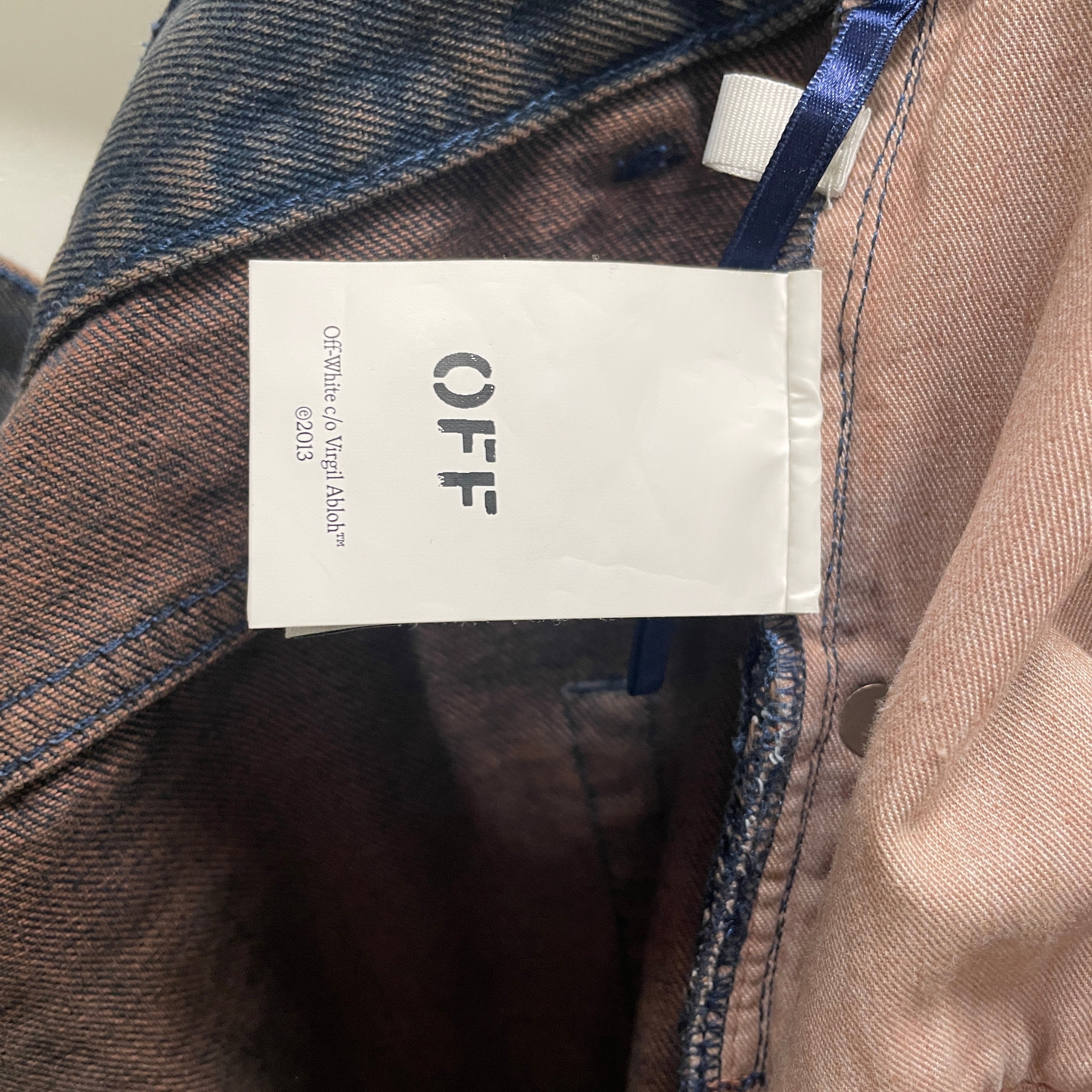 OFF-WHITE/Straight Pants/33/Denim/GRY/GREYISH PURPLE DENIM view 6