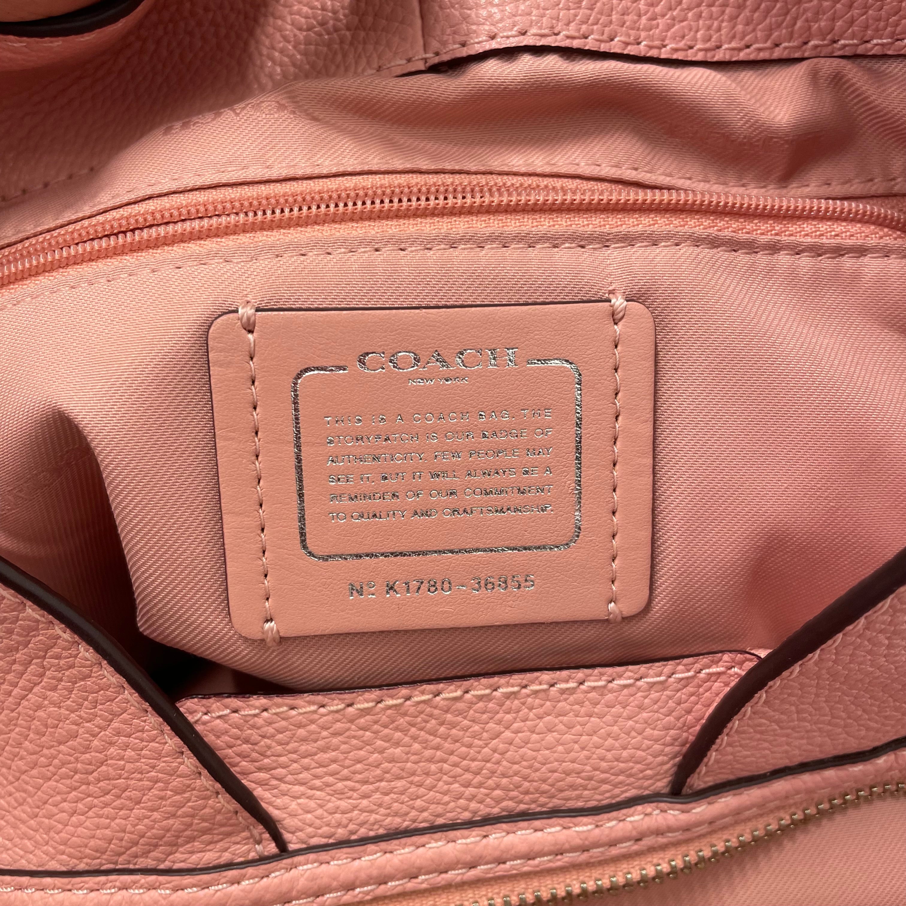 COACH/Hand Bag/Leather/PNK/edie turnlock view 5