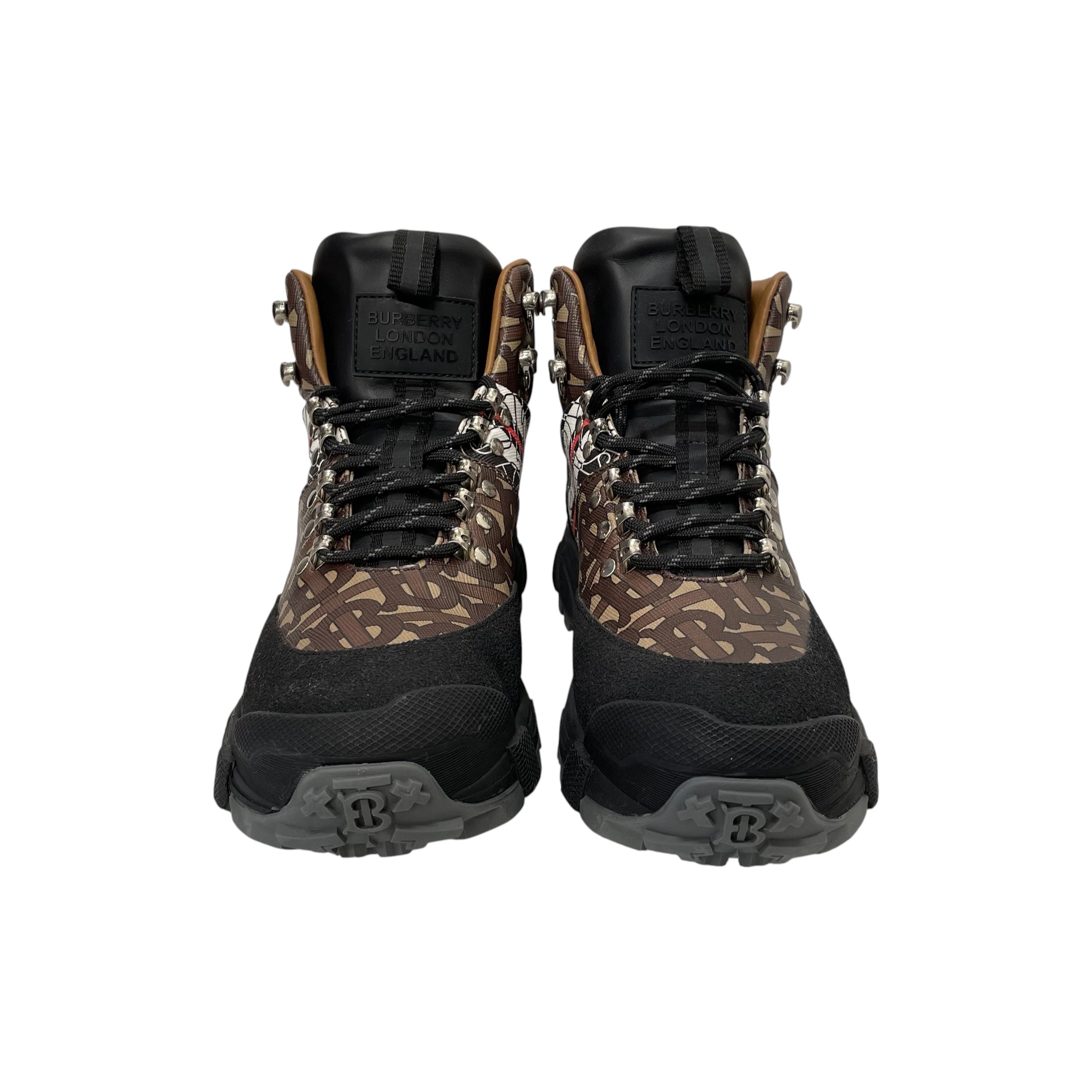 BURBERRY LONDON/Trekking Boots/EU 38/Monogram/BLK/TOR HIKING BOOTS view 4