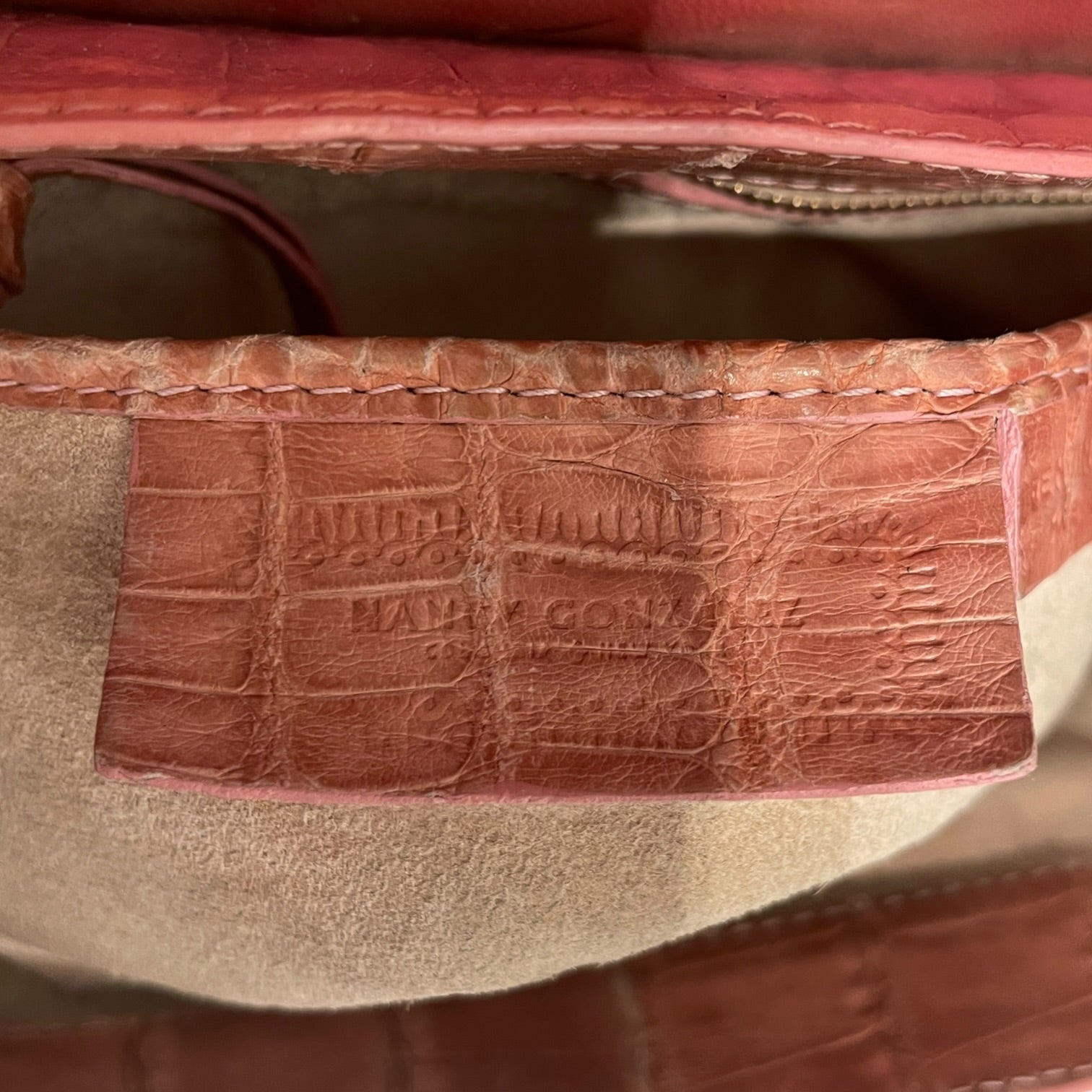 NANCY GONZALEZ/Bag/Leather/PNK/4 STUDS ON BUTTOM view 5