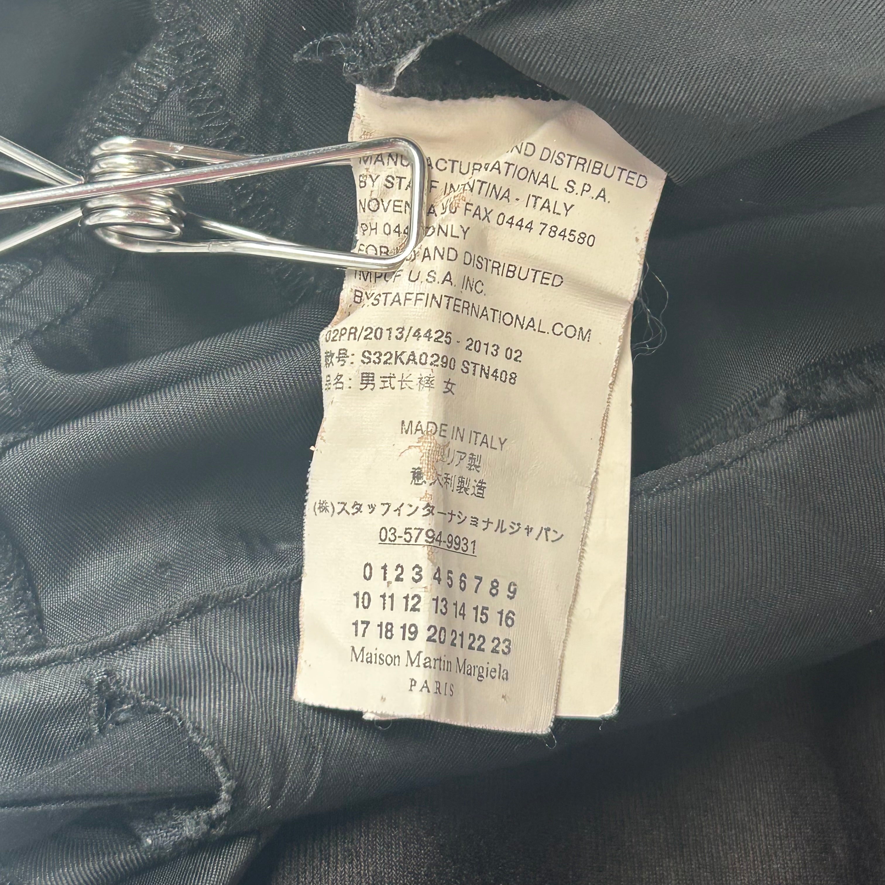 MM6/Straight Pants/38/Wool/BLK/02PR/2013/4425 view 4