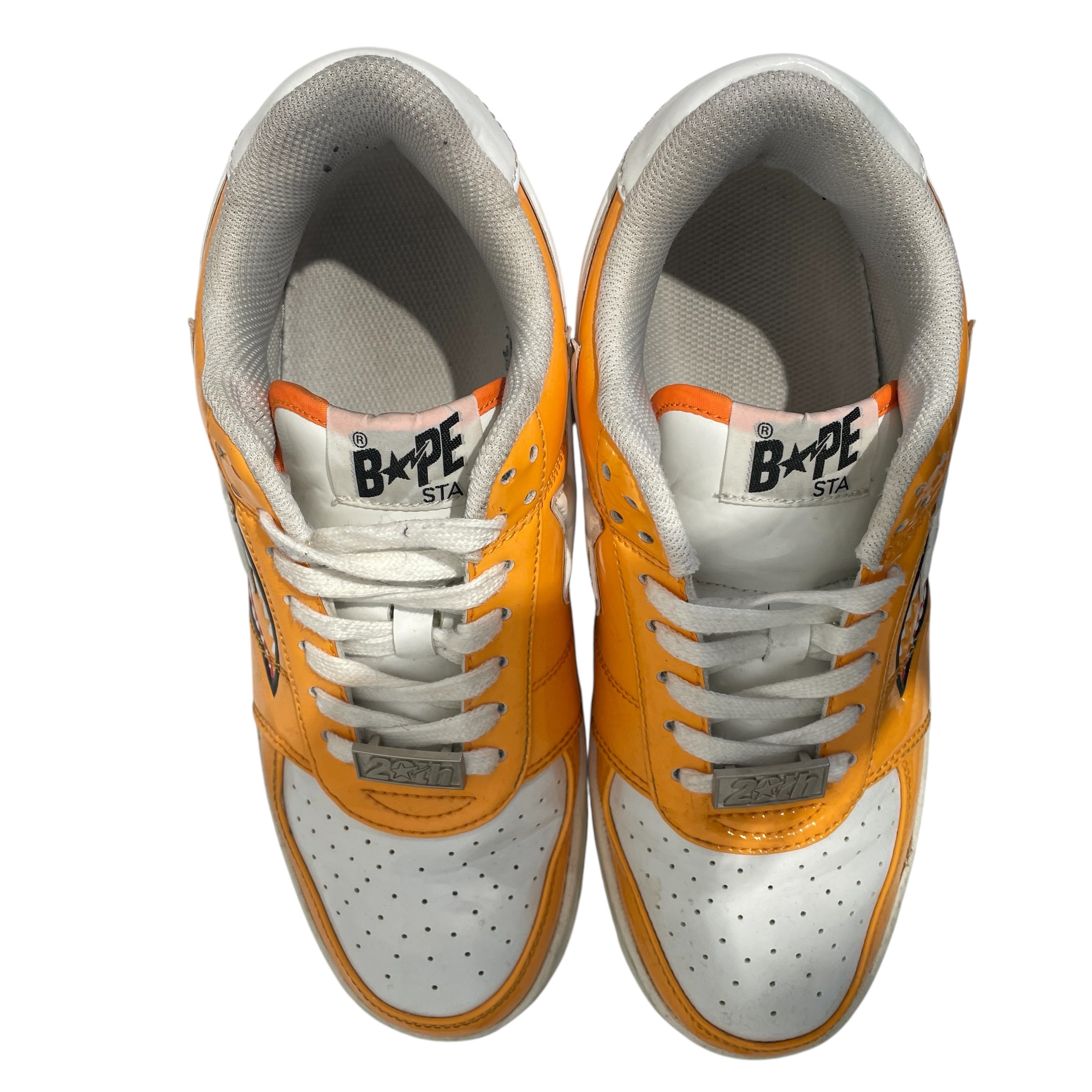 BAPE STA!/Low-Sneakers/US 8.5/Graphic/ORN/SHARK view 4