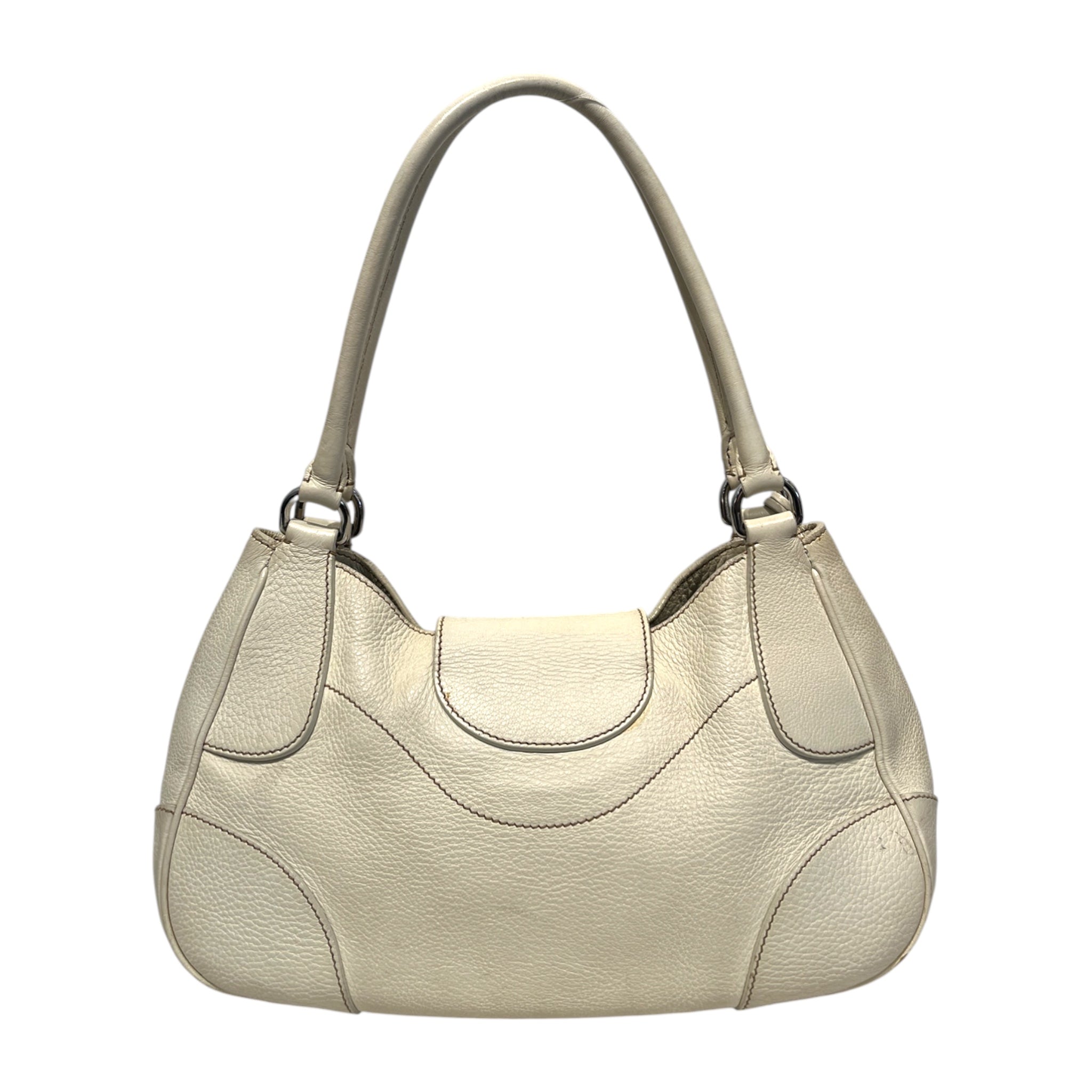 PRADA/Hand Bag/Leather/CRM/7 6 view 2