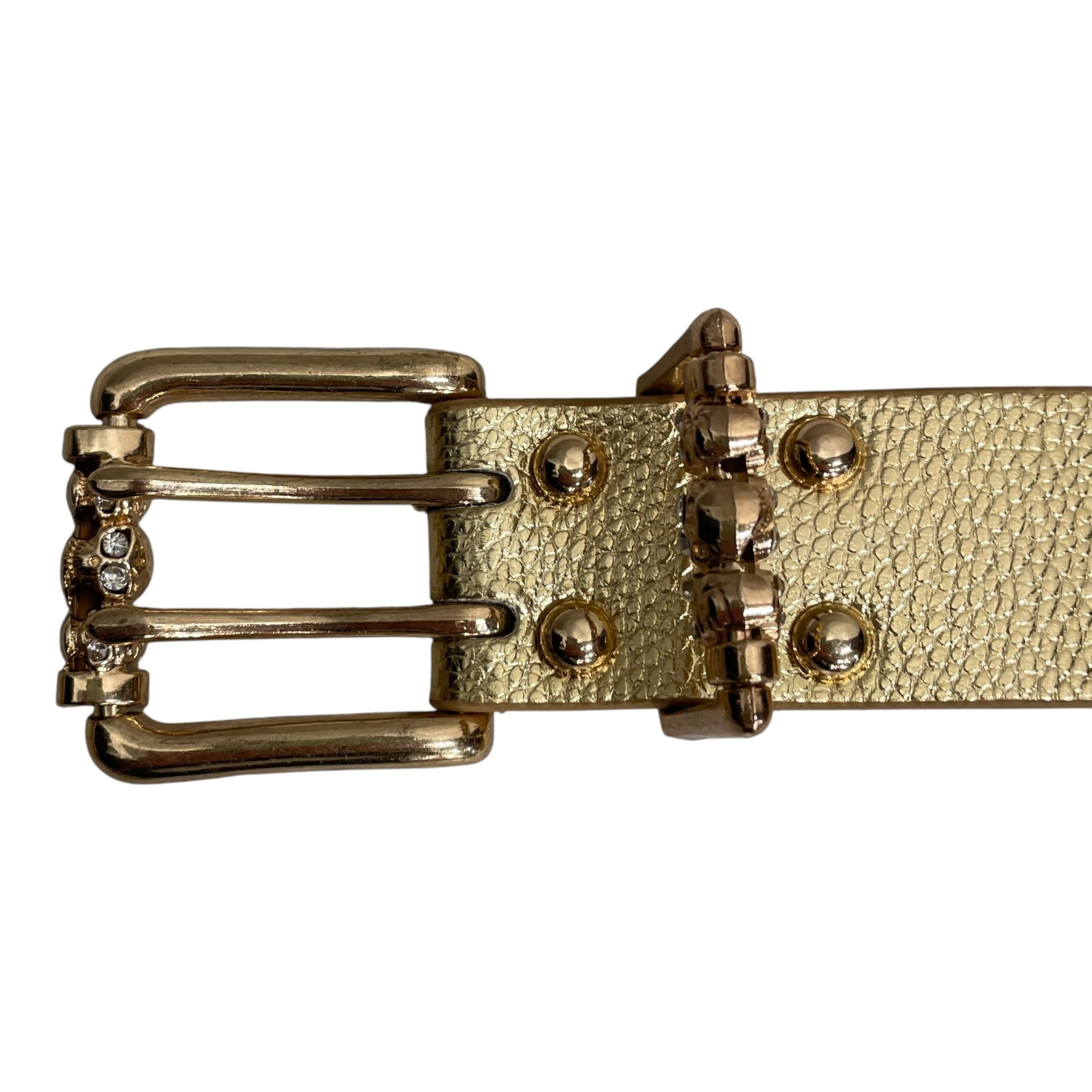 STOLEN ARTS/Belt/All Over Print/GLD/GOLD SKULL ROLLER BELT view 2