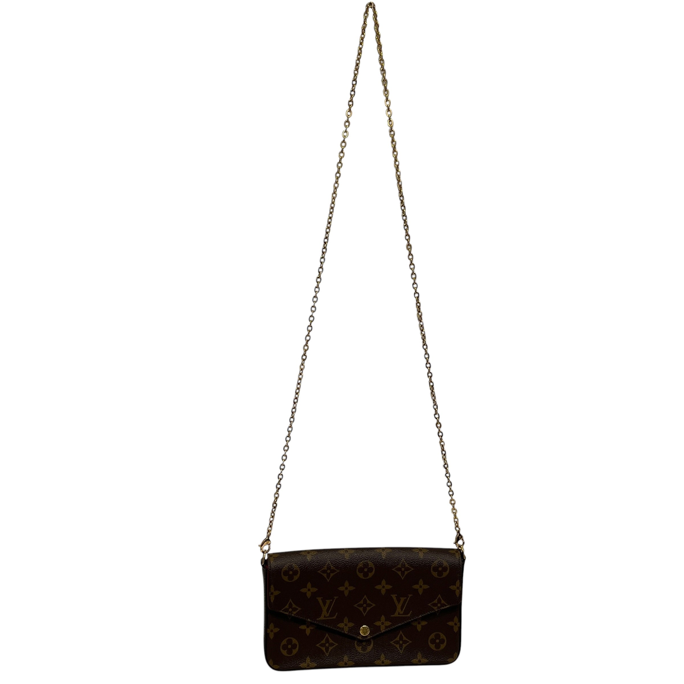 LOUIS VUITTON/Cross Body Bag/Monogram/Leather/BRW/Pochette Felicie view 2