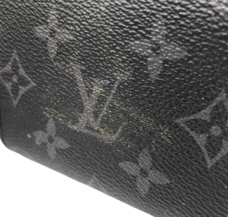 LOUIS VUITTON/Wallet/Monogram/Leather/BLK/GRY MONGRAM COIN-CARDHOLDER