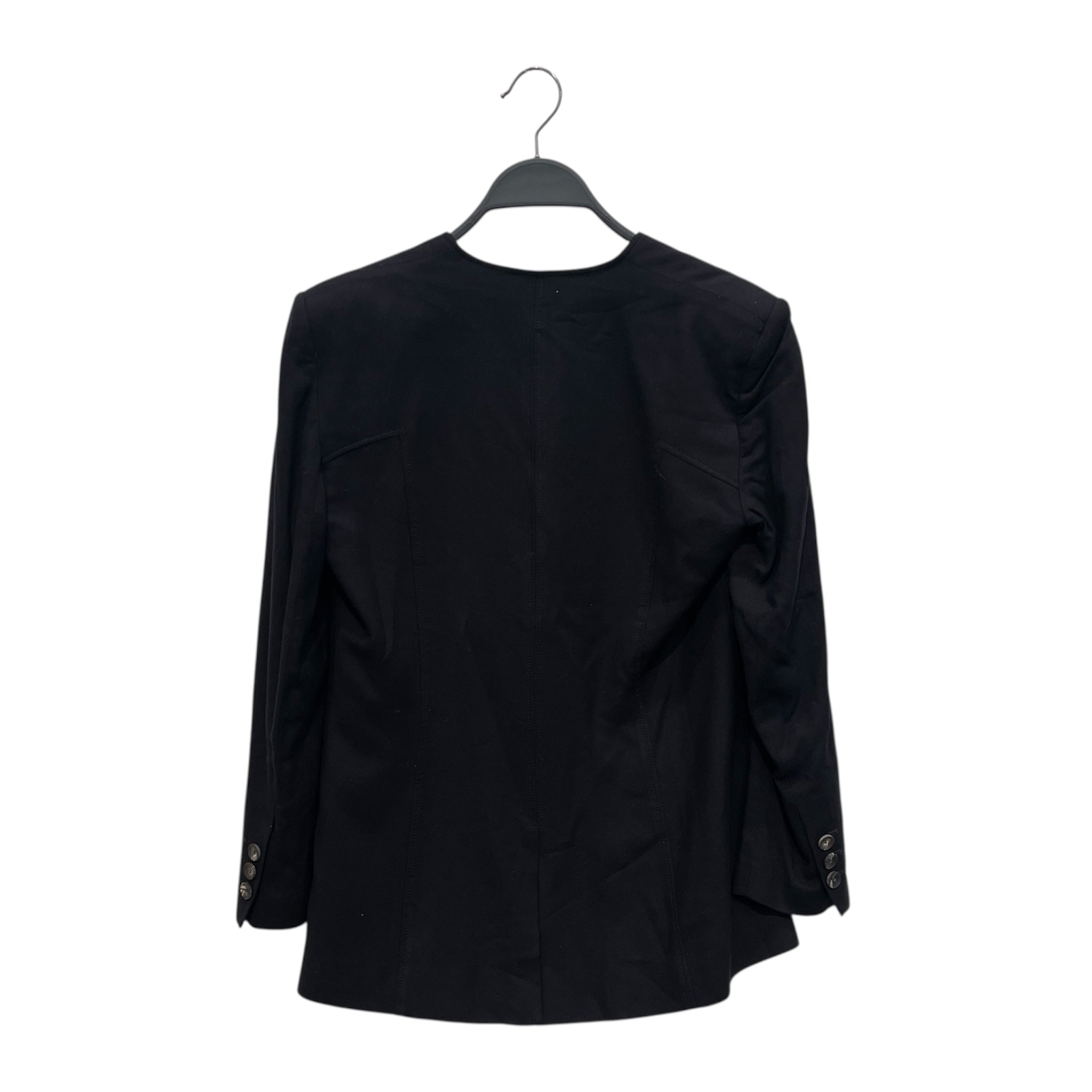 Helmut Lang/Tailored Jkt/2/Polyester/BLK/INVERTED COLLAR SINGLE BUTTON view 2