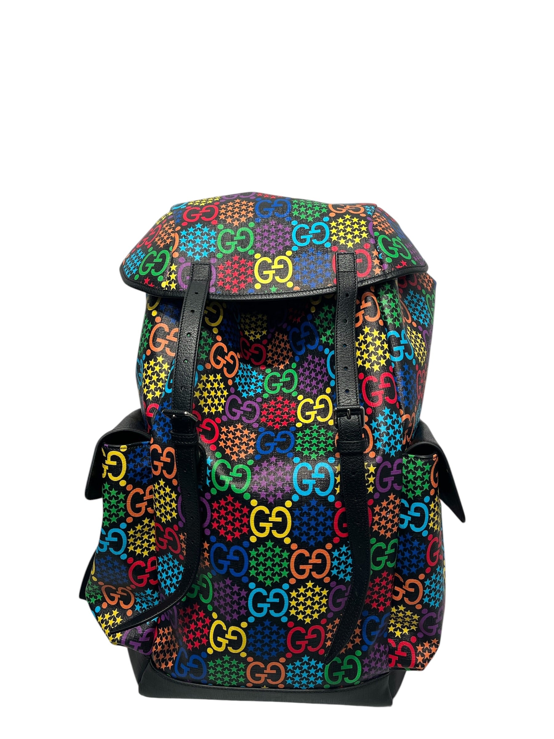 GUCCI/Backpack/All Over Print/Leather/MLT/GG Psychedelic Backpack view 1