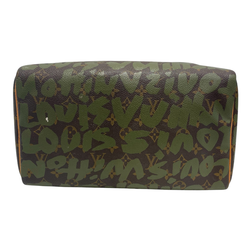 LOUIS VUITTON/Hand Bag/Monogram/Leather/BRW/2001 Speedy 30 DC:TH0041