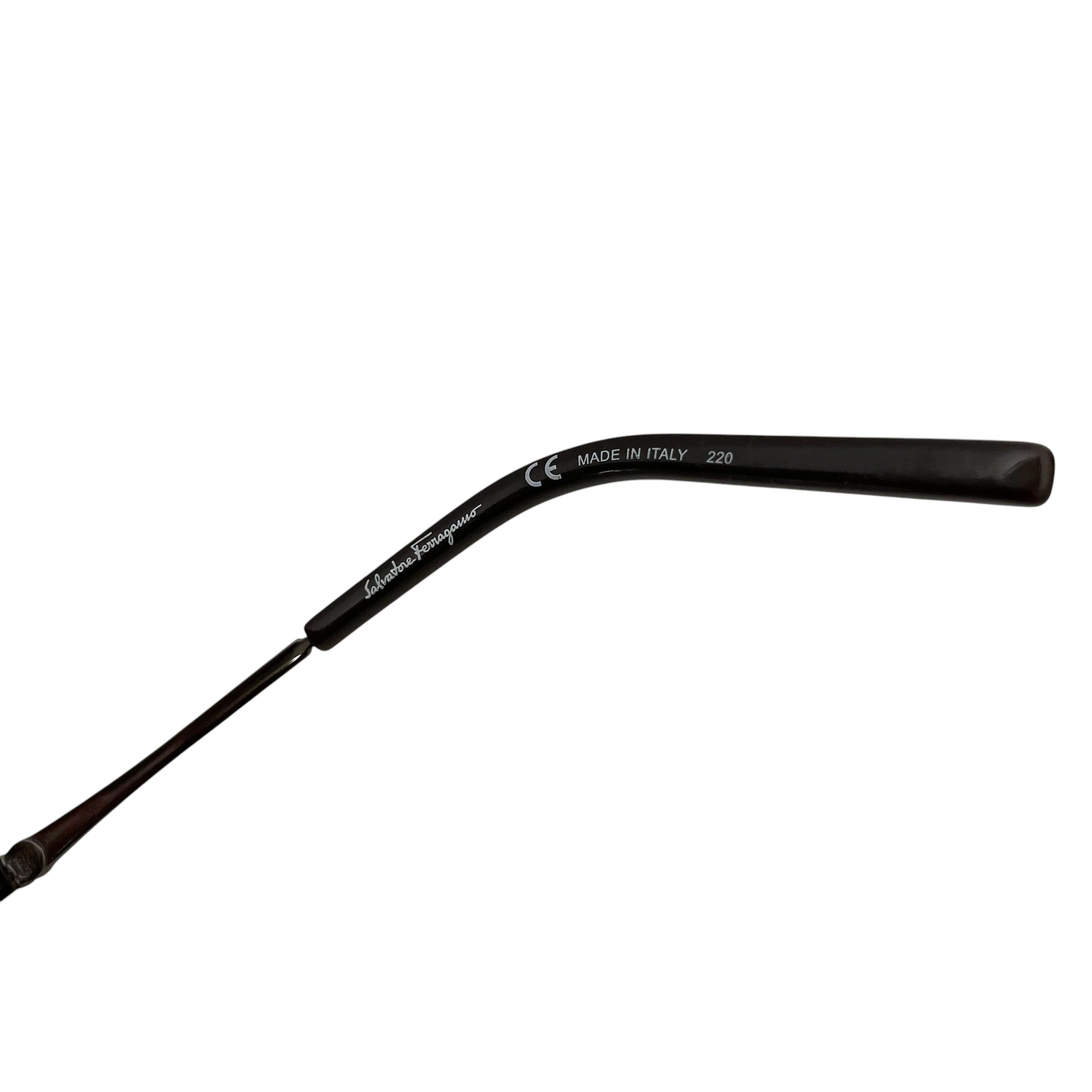 Salvatore Ferragamo/Sunglasses/Titanium/BLK/M's/ view 3