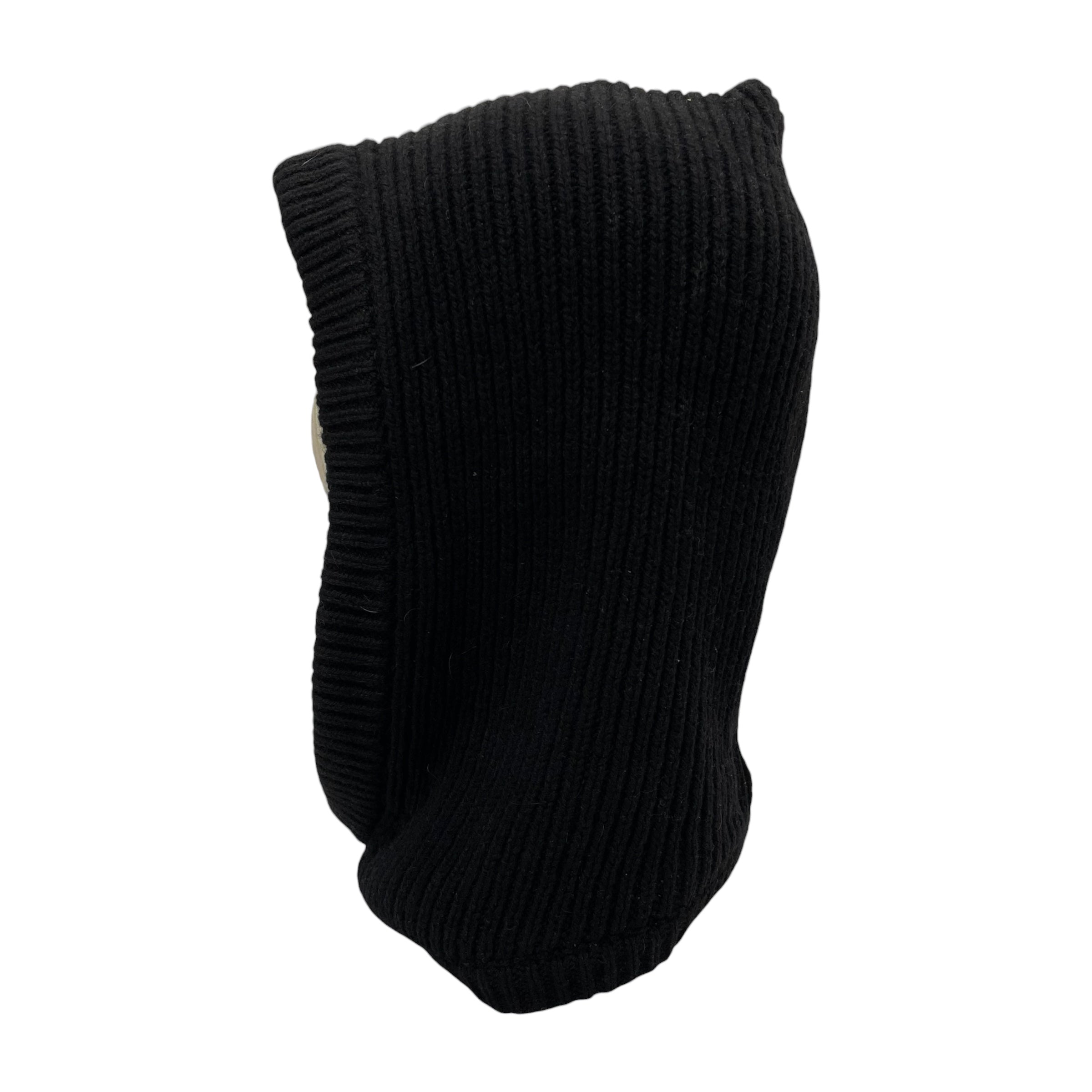 Rick Owens/Headwear/Wool/BLK/M's/Knitted hood view 3