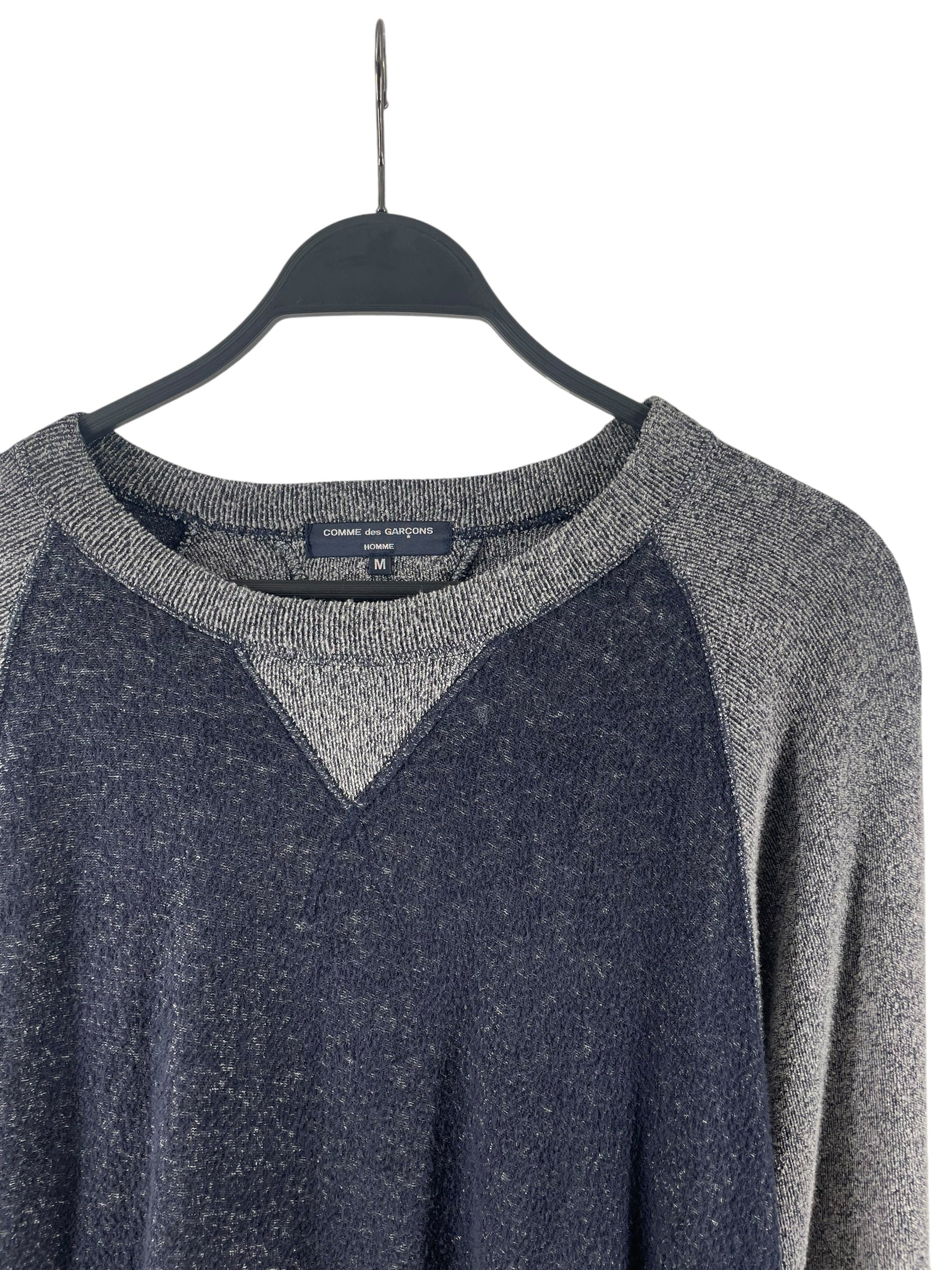 COMME des GARCONS HOMME/Sweatshirt/M/Navy/Cotton/HT-T012 view 2
