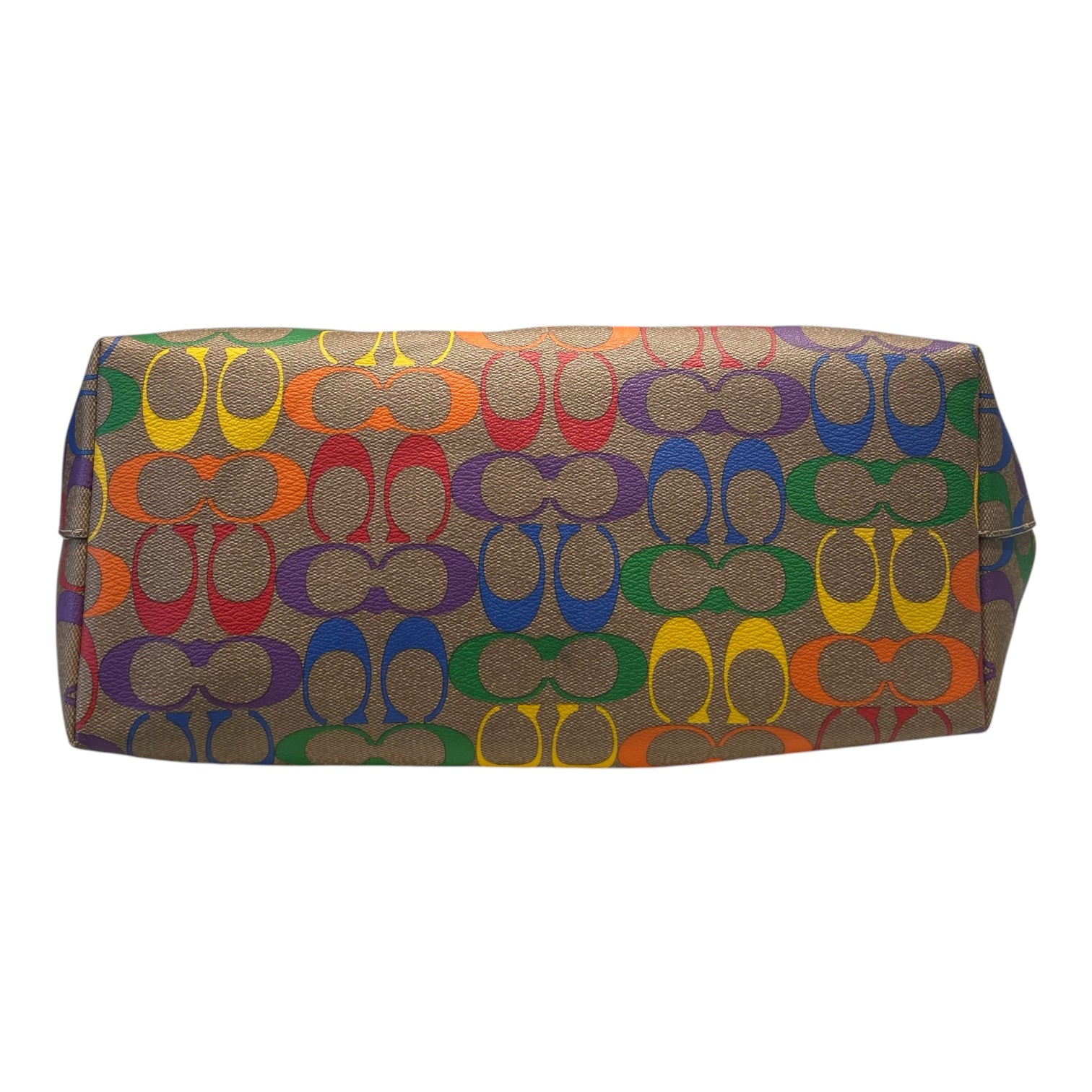 COACH/Tote Bag/Monogram/Leather/BRW/RAINBOW view 3