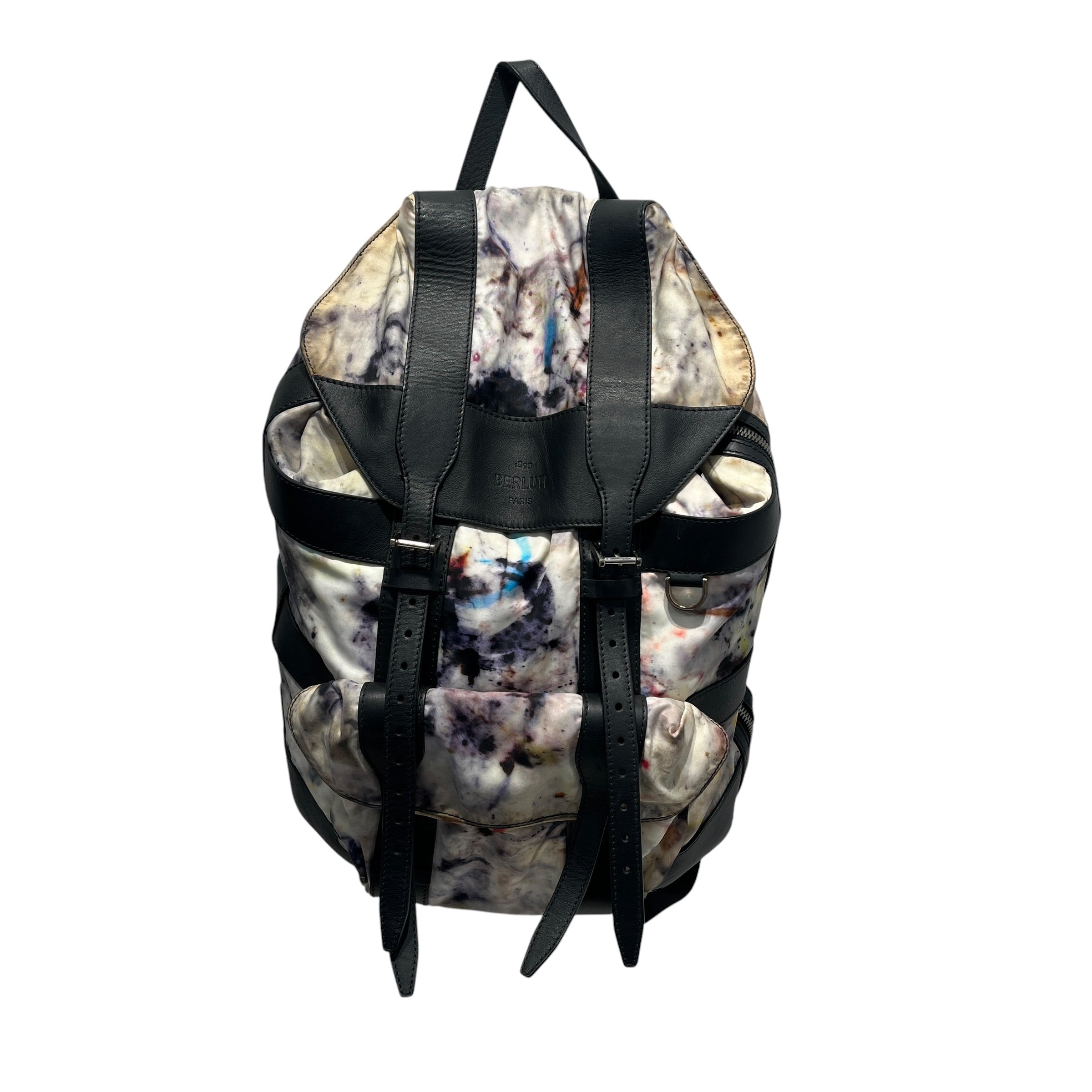 Berluti/Backpack/All Over Print/Nylon/MLT/PAINT SPLATTER NYLON BACKPACK view 1