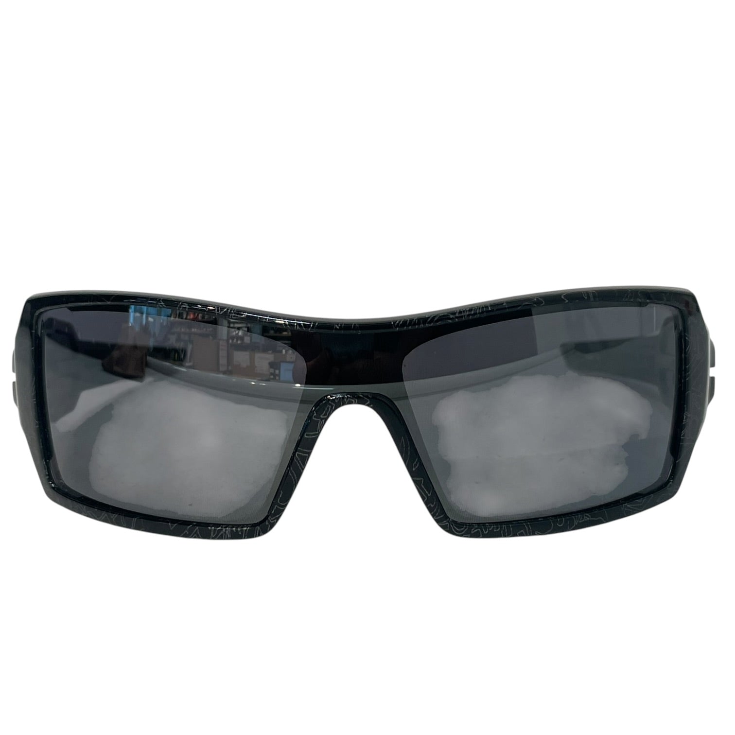 OAKLEY/Sunglasses/Plastic/BLK/OO9081 OIL RIG SHIELD view 1