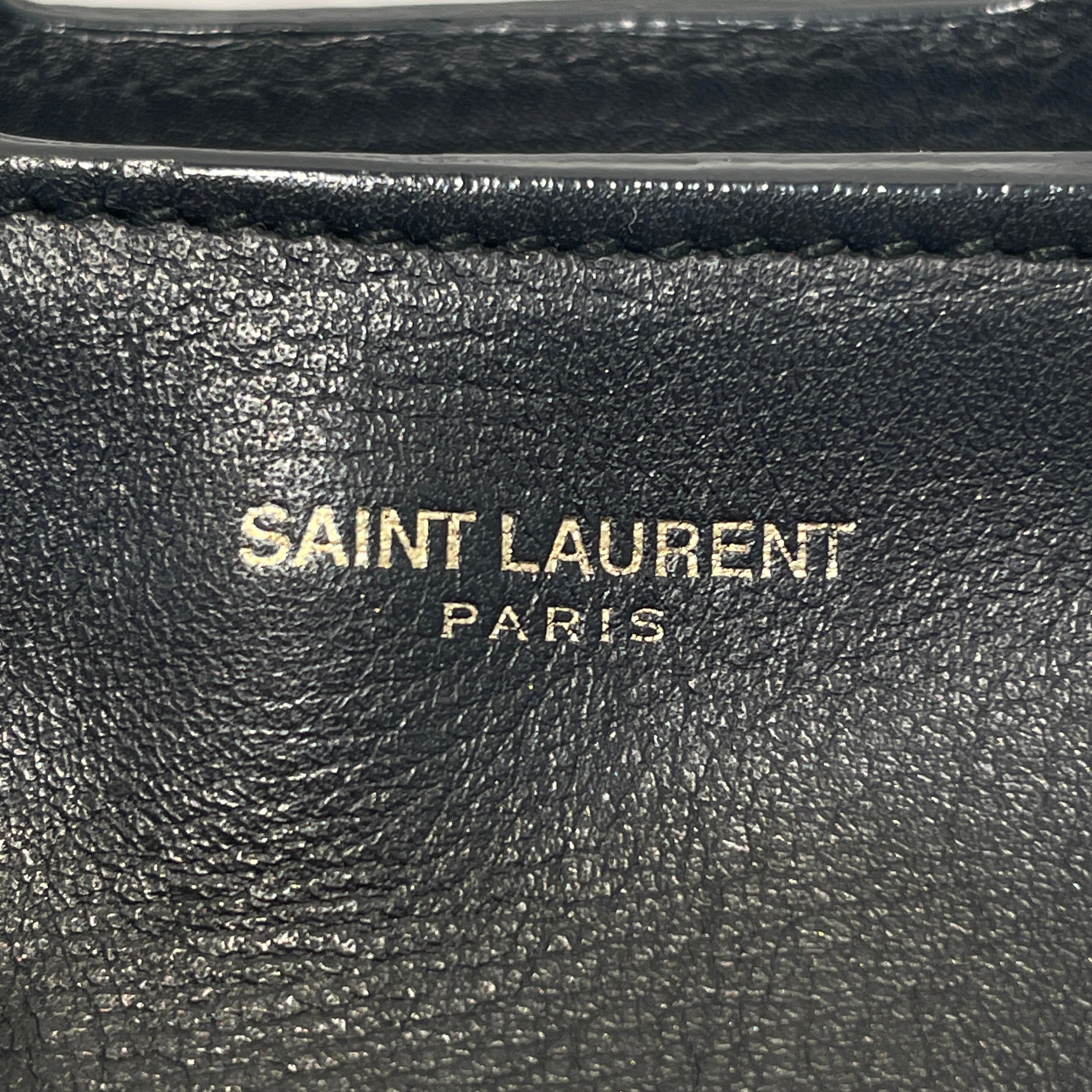 SAINT LAURENT/Hand Bag/Leather/BLK/Y Line 2 way shoulder bag view 6