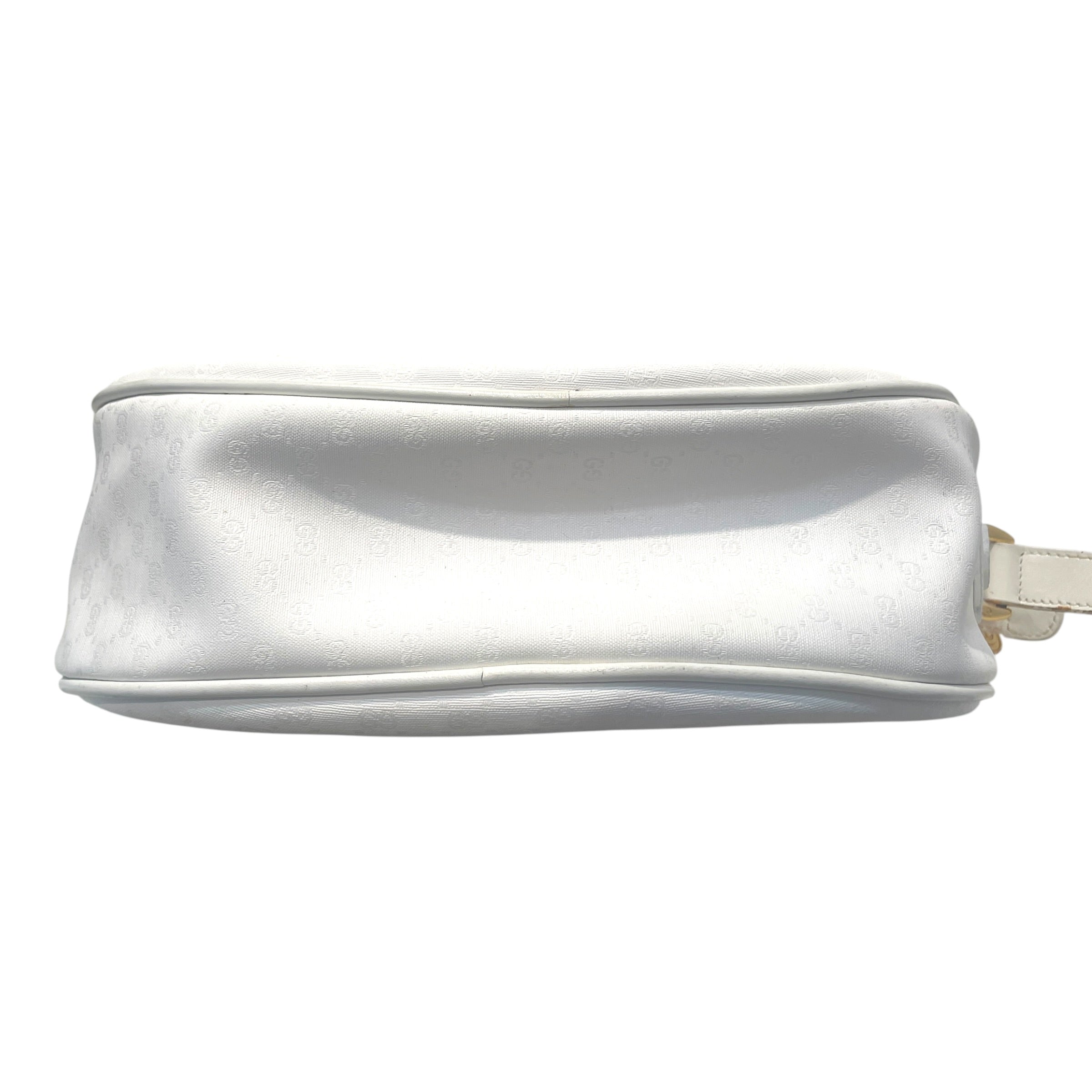 GUCCI/Cross Body Bag/Leather/WHT/Micro GG Crossbody view 7
