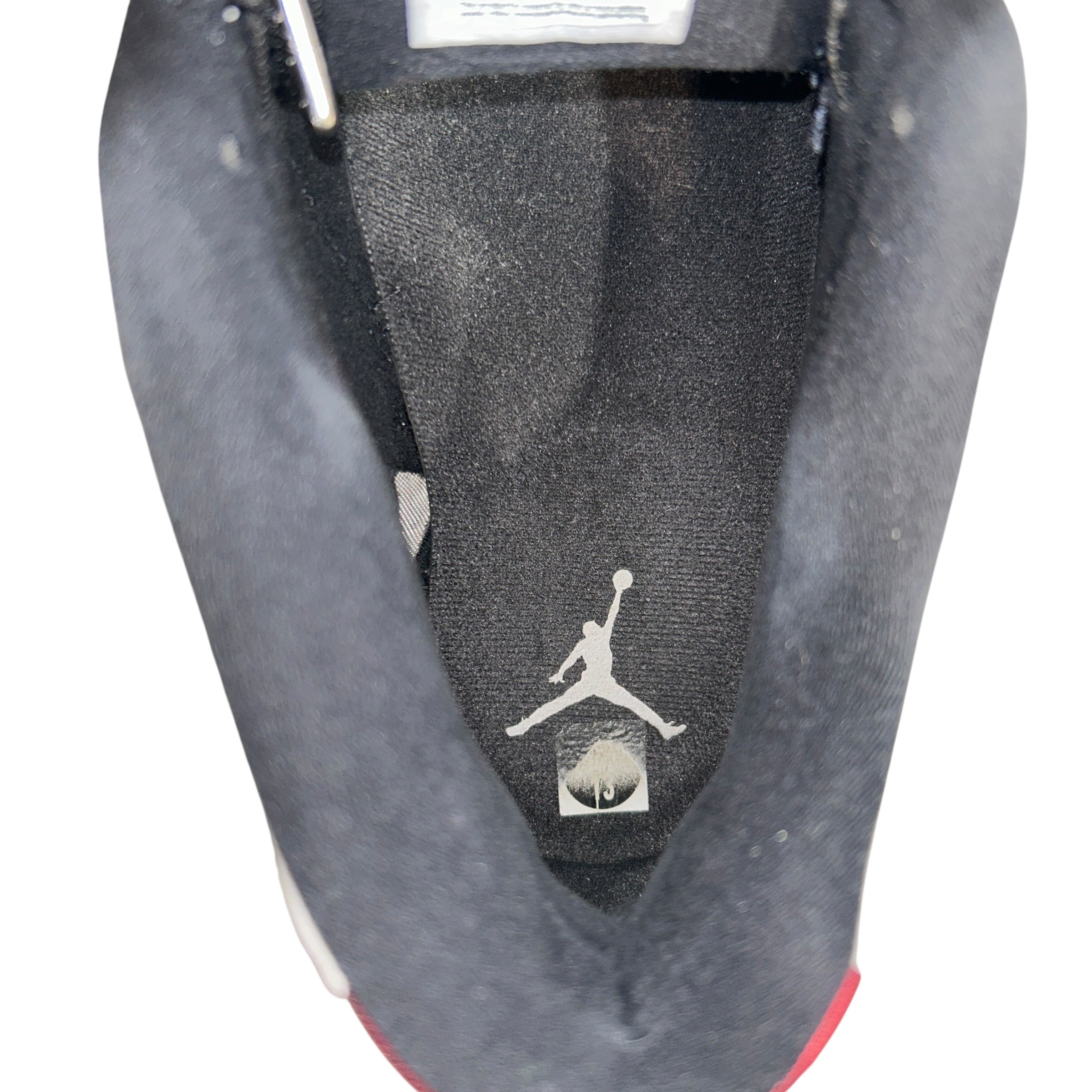 NIKE/Hi-Sneakers/US 13/Leather/WHT/Jordan 14 'Black Toe' view 3