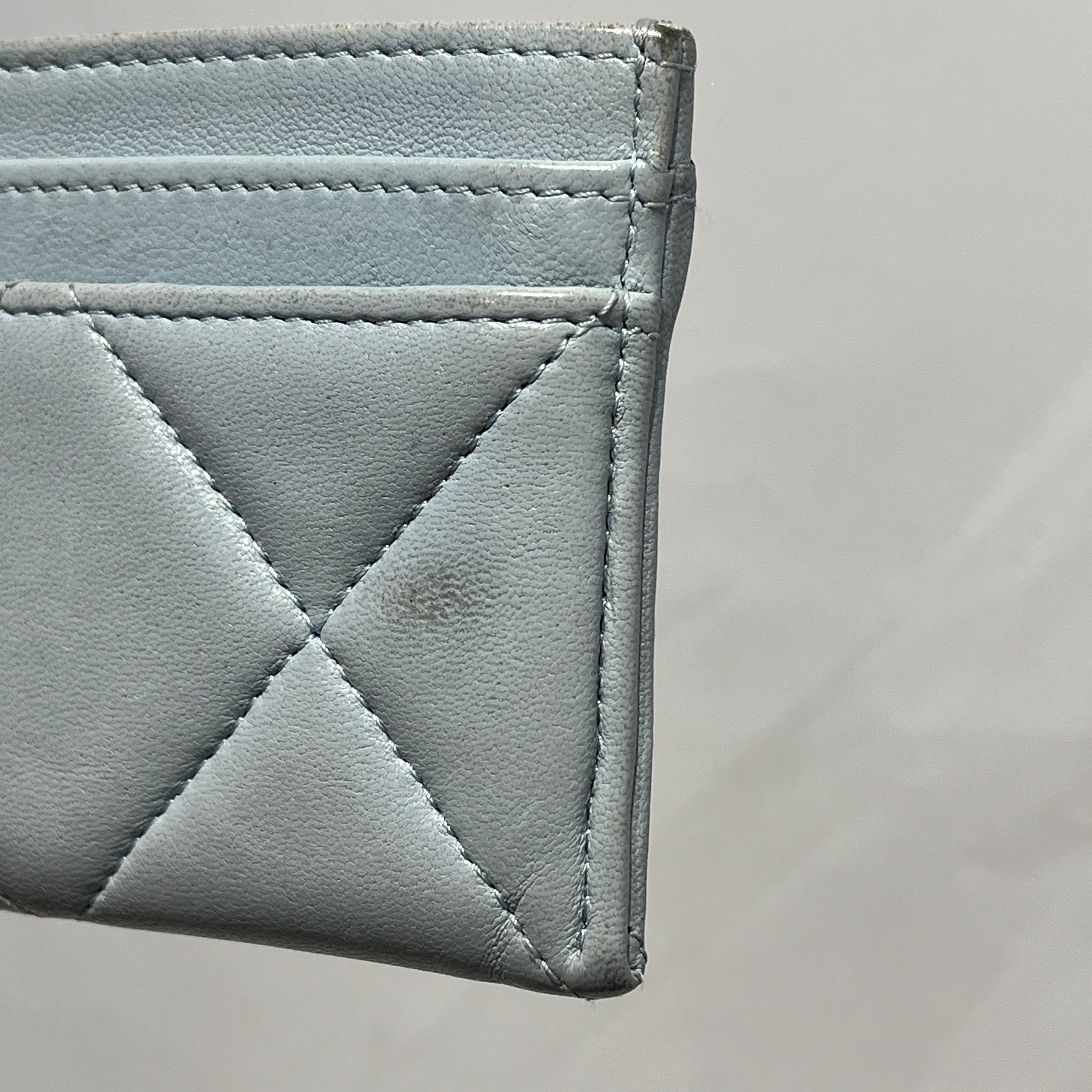CHANEL/Card Case/Leather/GRY/L's/chanel 19 quilted view 11