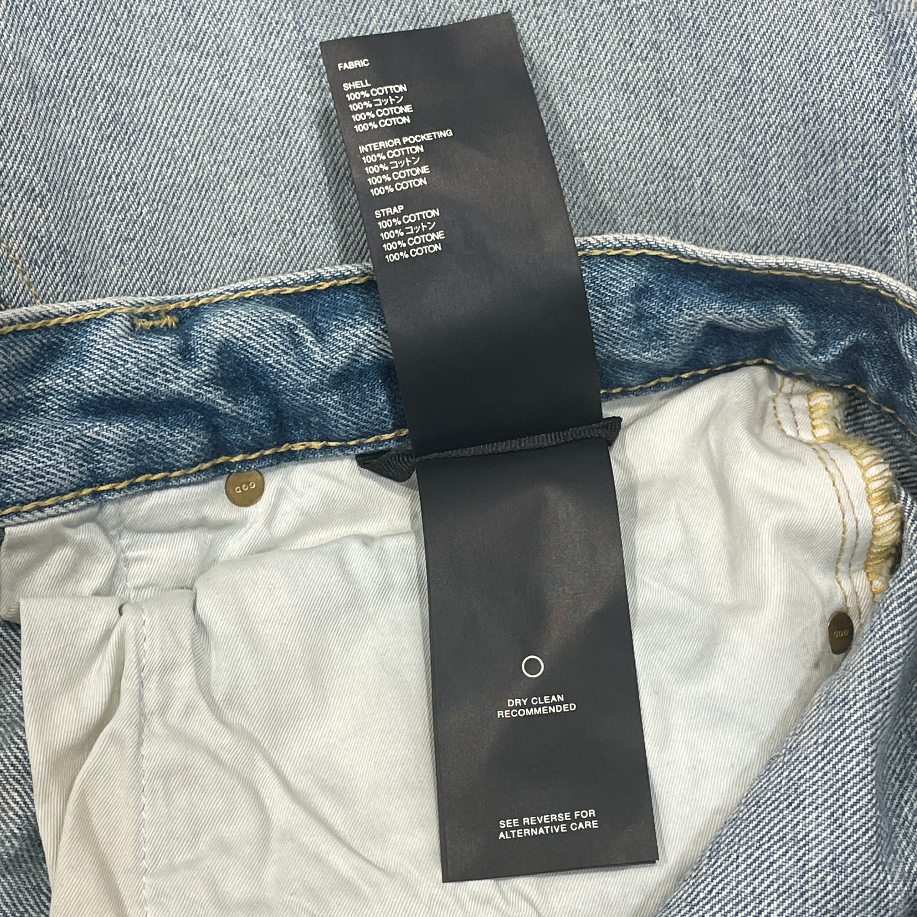 FEAR OF GOD/Straight Pants/33/Denim/BLU/ view 5