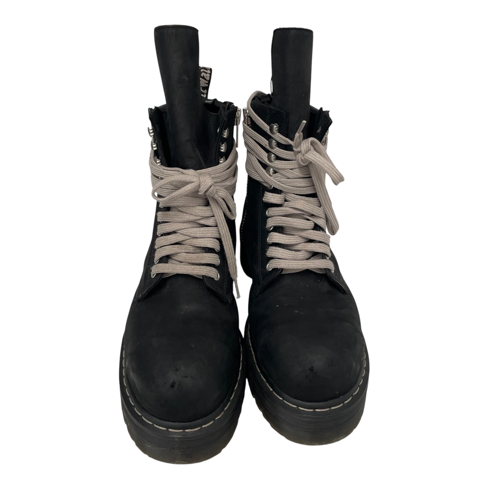 Dr.Martens/Rick Owens/Lace Up Boots/US 12/Suede/BLK/rick owens x dr martens 1460 view 4