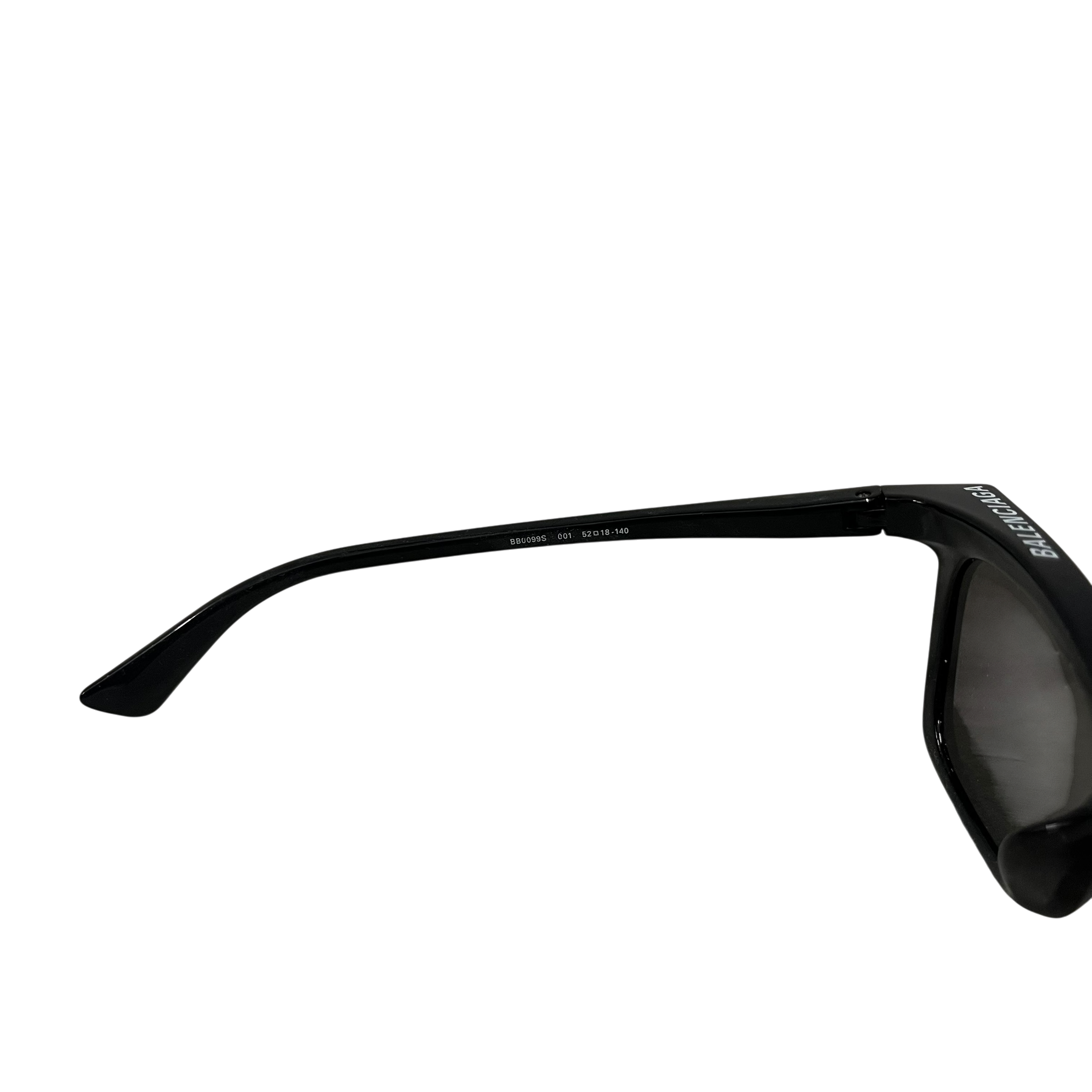 BALENCIAGA/Sunglasses/Celluloid/BLK/on frame view 6