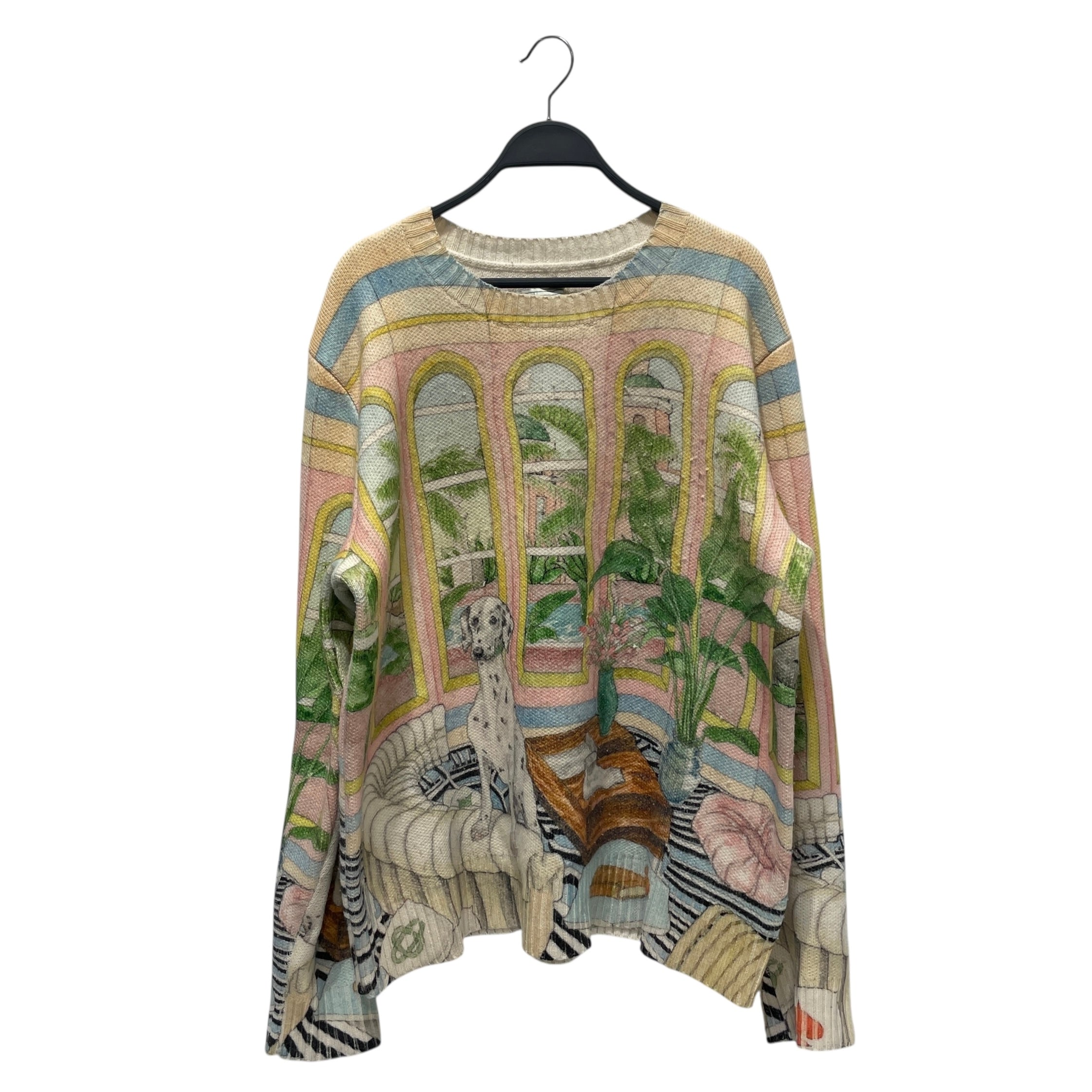 CASABLANCA/Sweater/XL/All Over Print/Cotton/MLT/'Dream House' Jumper Sweater view 1