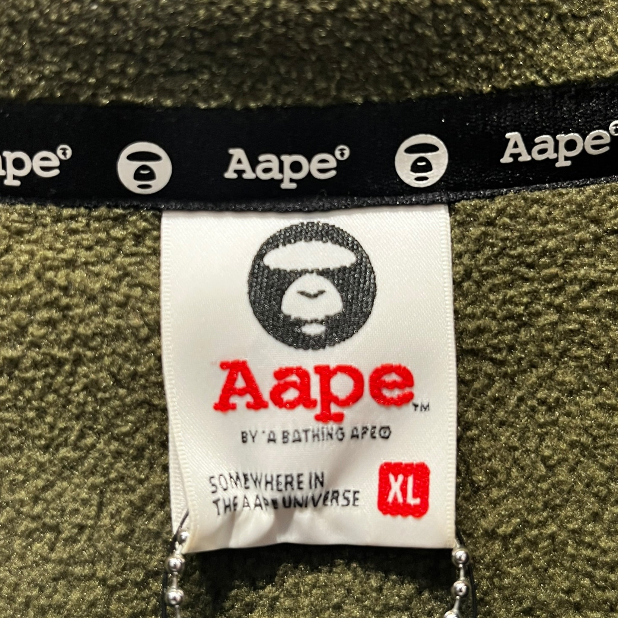 AAPE BY A BATHING APE/Fleece Jkt/XL/Cotton/GRN/SPEC 2012 099 view 3